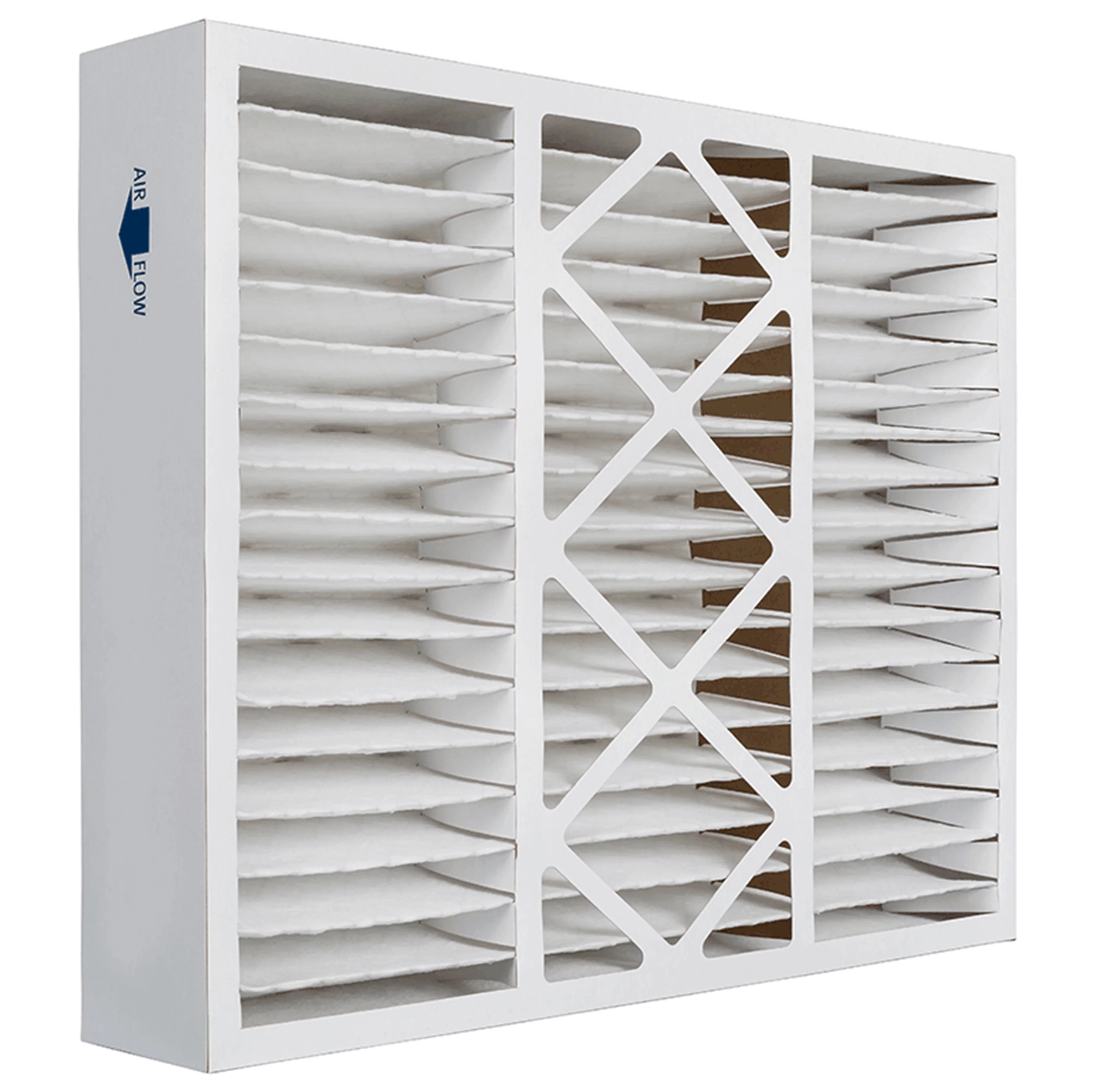 16x25x5 Honeywell Replacement Furnace Air Filters by Aerostar - Merv 11, Box of 2
