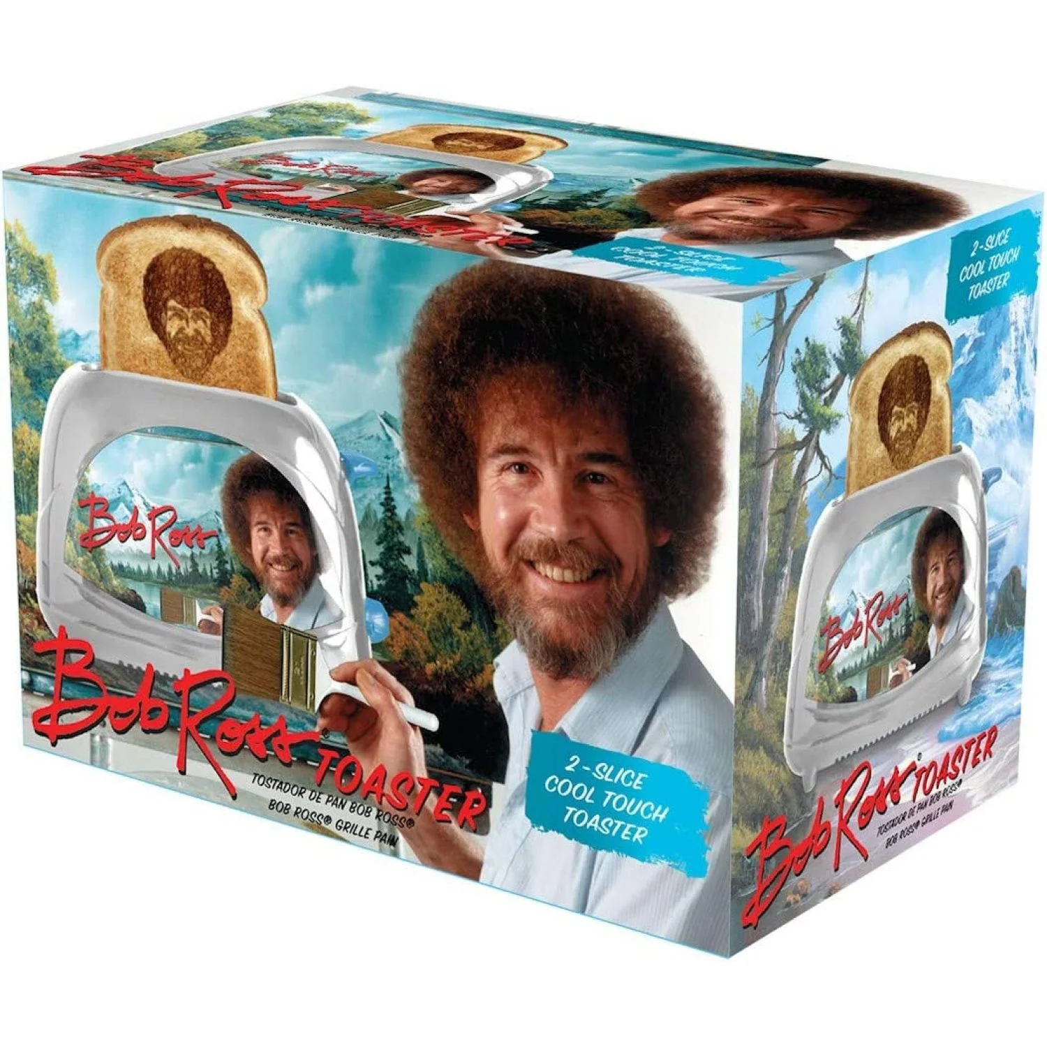 Bob Ross Toaster - Toasts Bob's Iconic Face onto Your Toast