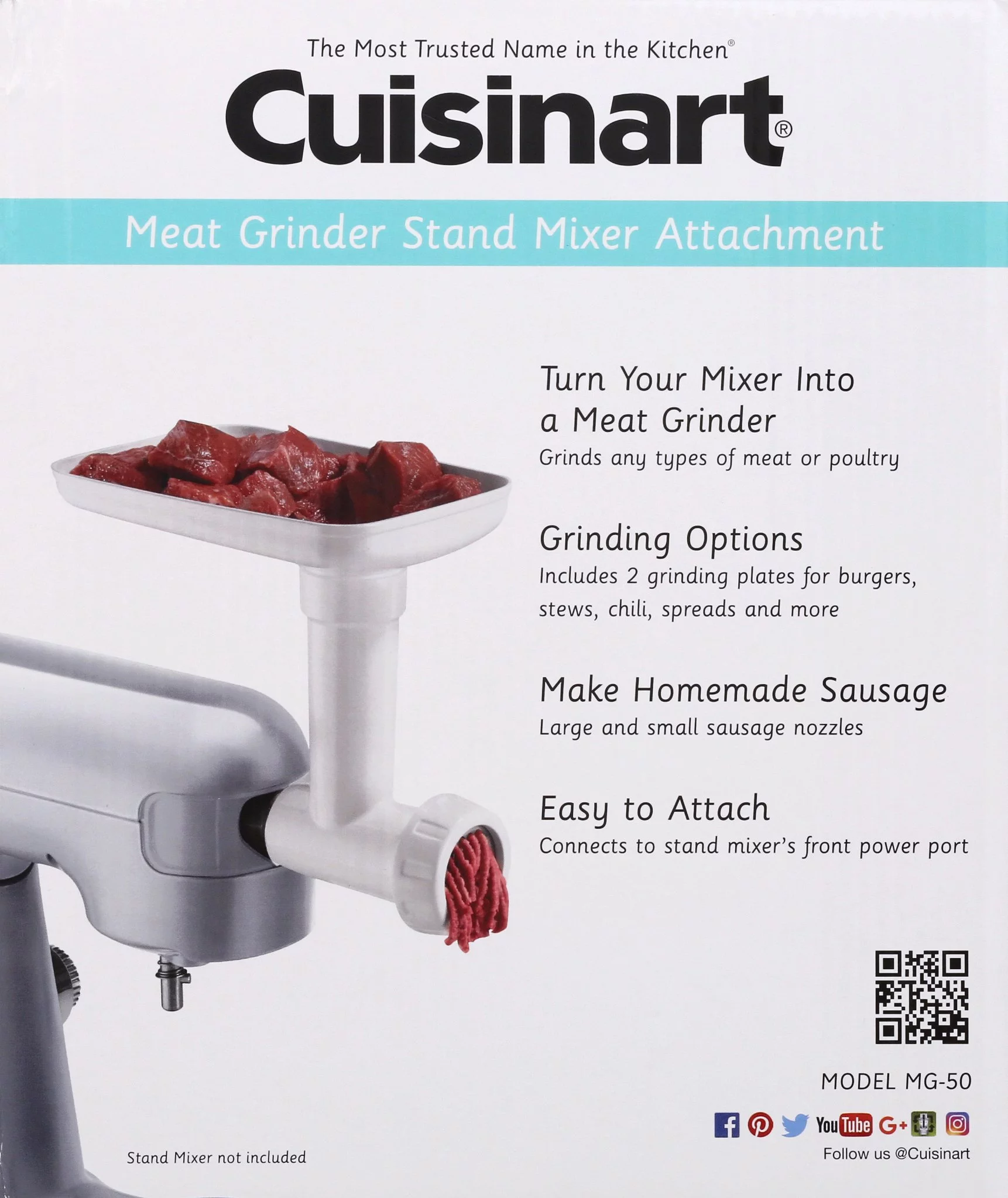 Cuisinart Stand Mixers Meat Grinder Attachment
