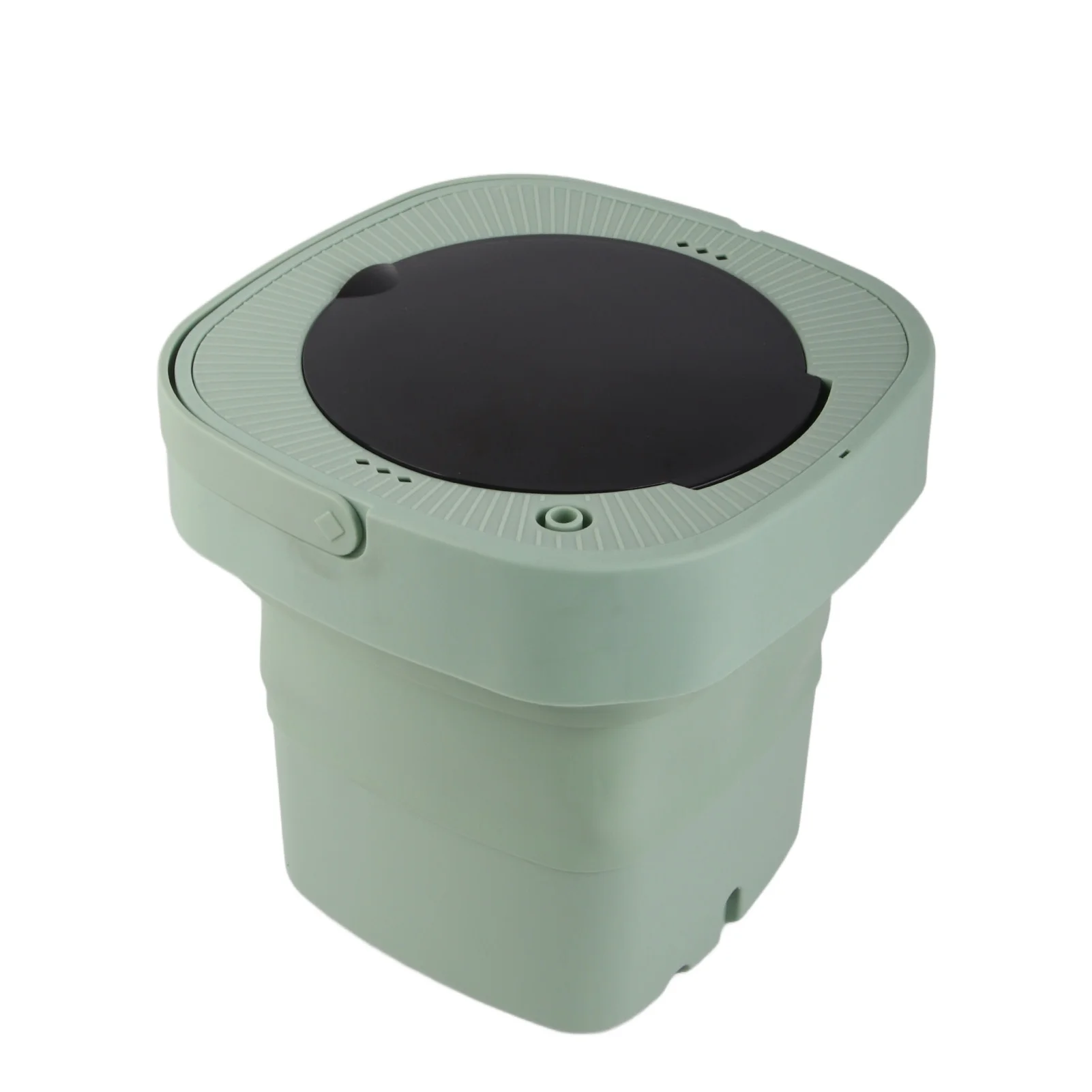 Foldable Washing Machine High Speed 6.5L Large Capacity Soft Spin Drying US Plug 100?240V Green