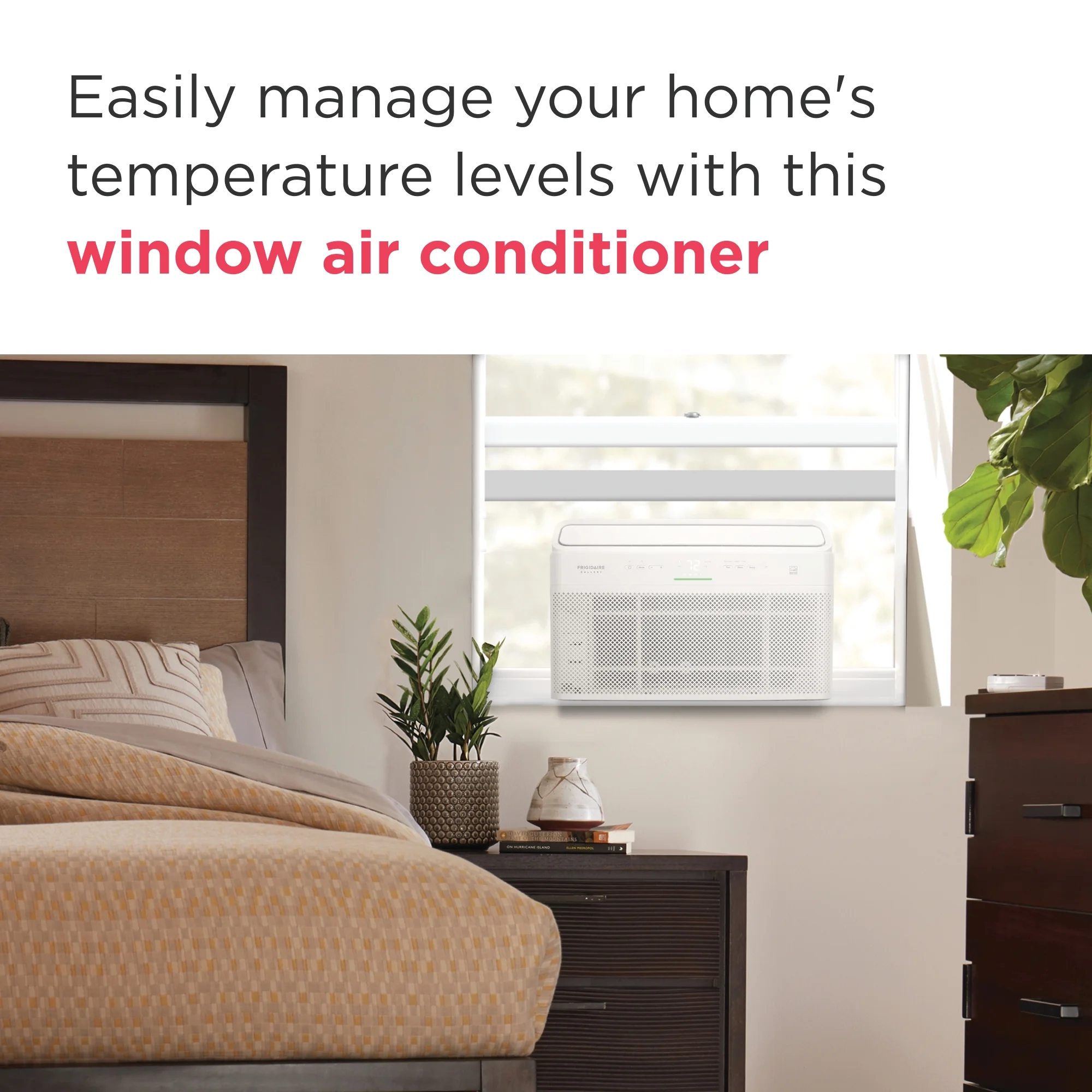 Frigidaire 10,000 BTU U-Shape Inverter Window Room Air Conditioner with Wi-Fi