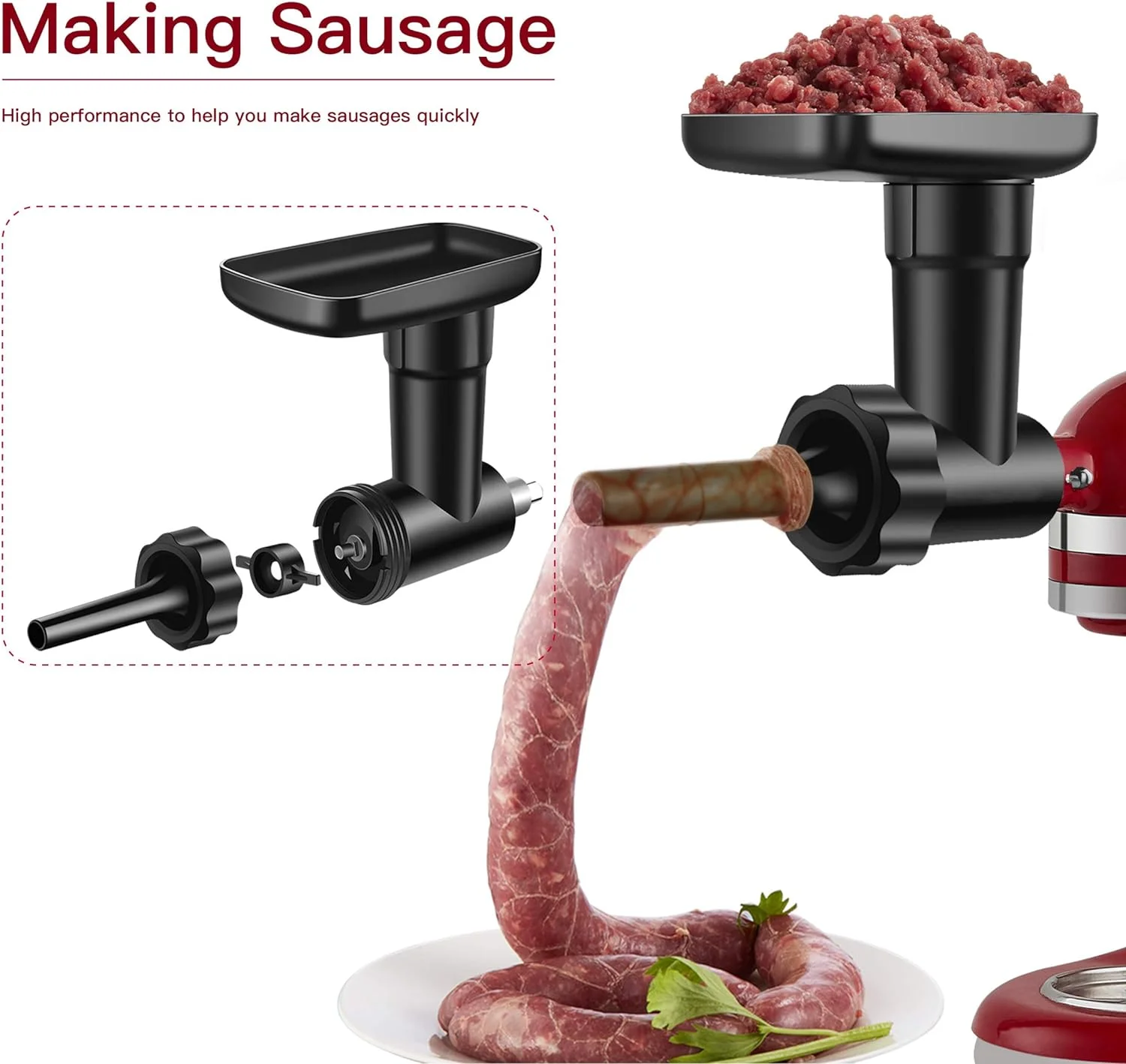 Gvode Kitchenaid Juicer & Meat Grinder Attachment Set Kitchenaid Stand Mixer Accessories
