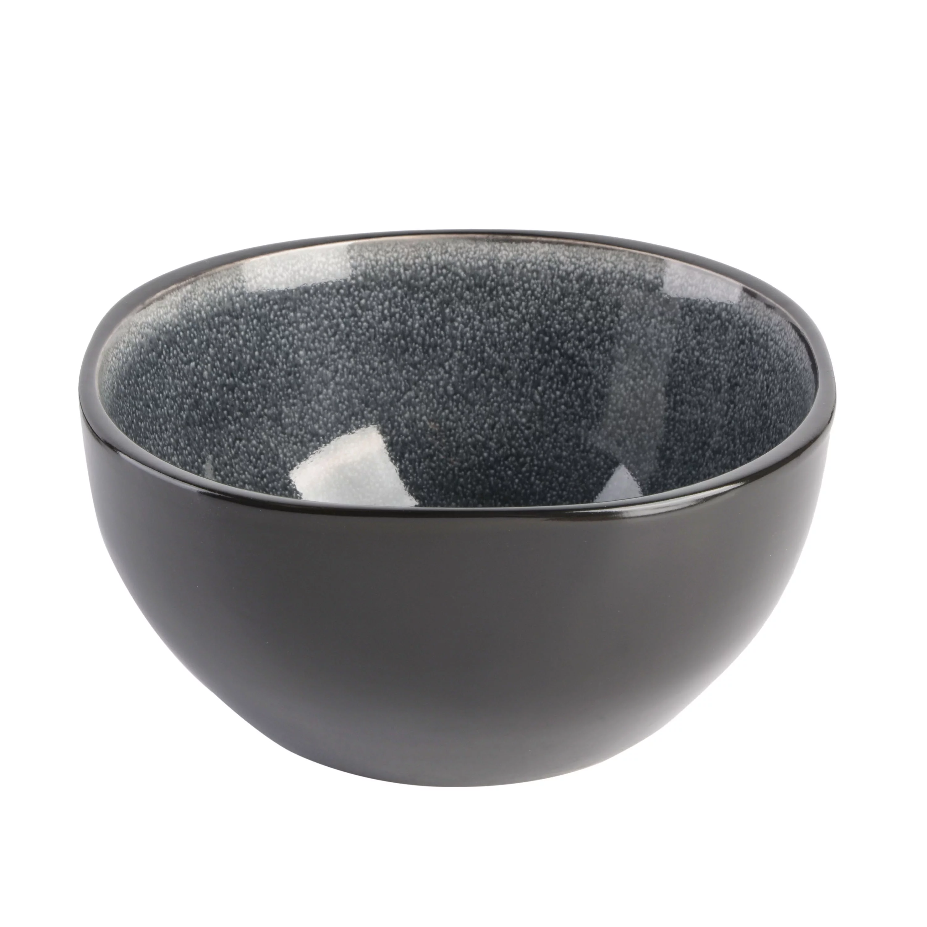 Gibson Soho Lounge Square 16-Piece Dinnerware Set - Carbon Gray