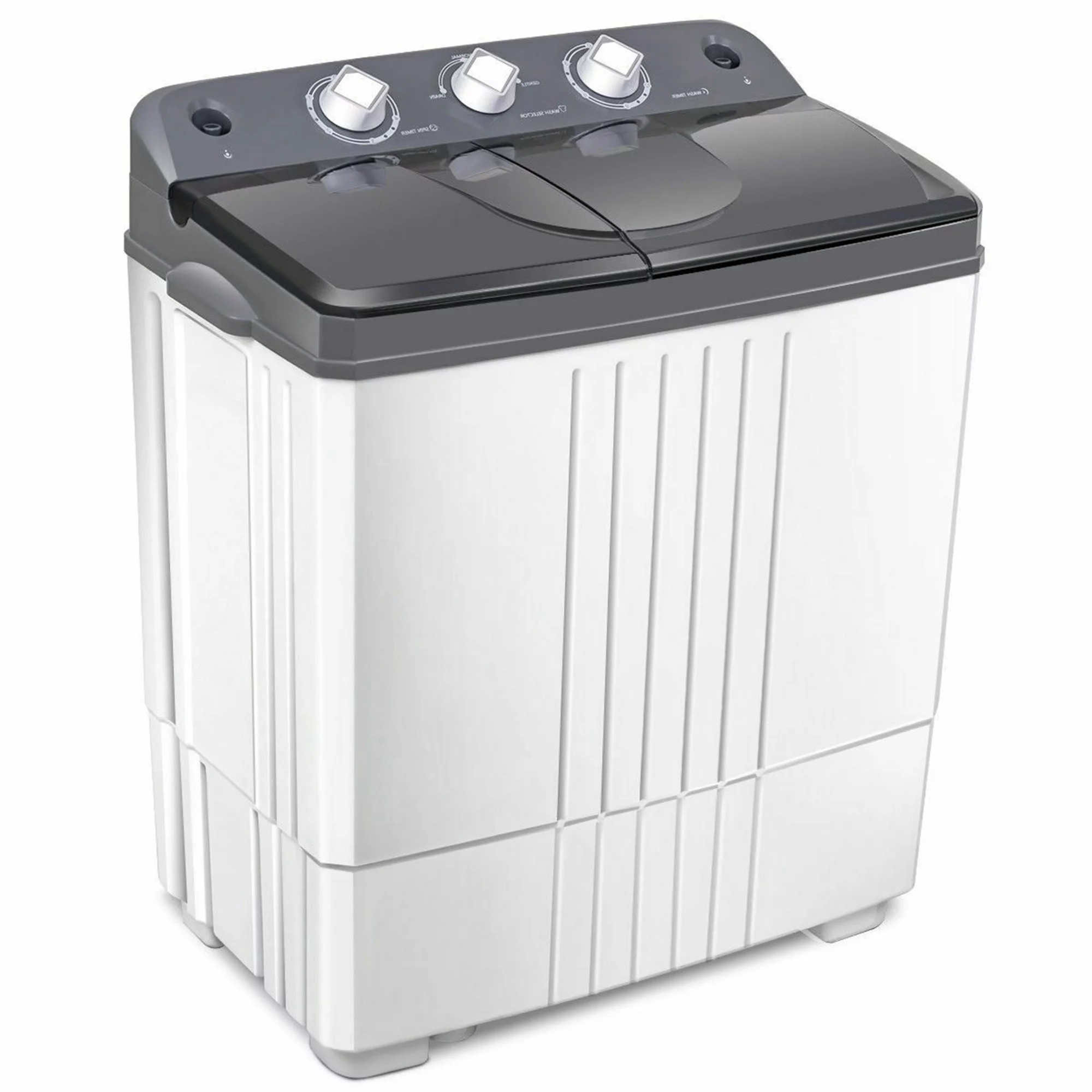 Gymax 20 lbs Capacity Washer Spinner Portable Washing Machine Compact Twin Tub