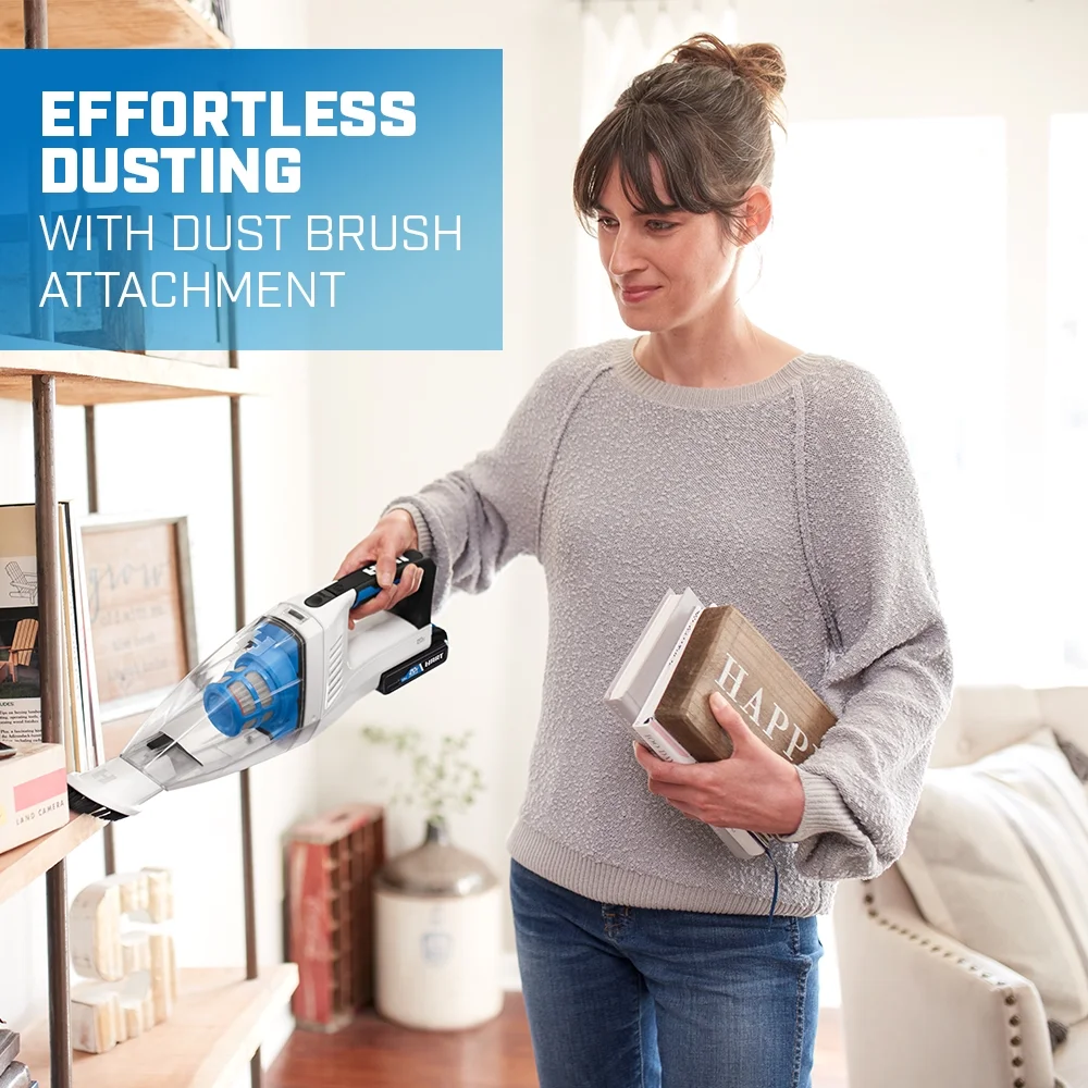 HART 20-Volt Cordless Hand Vacuum, (1) 1.5 Ah Lithium-Ion Battery