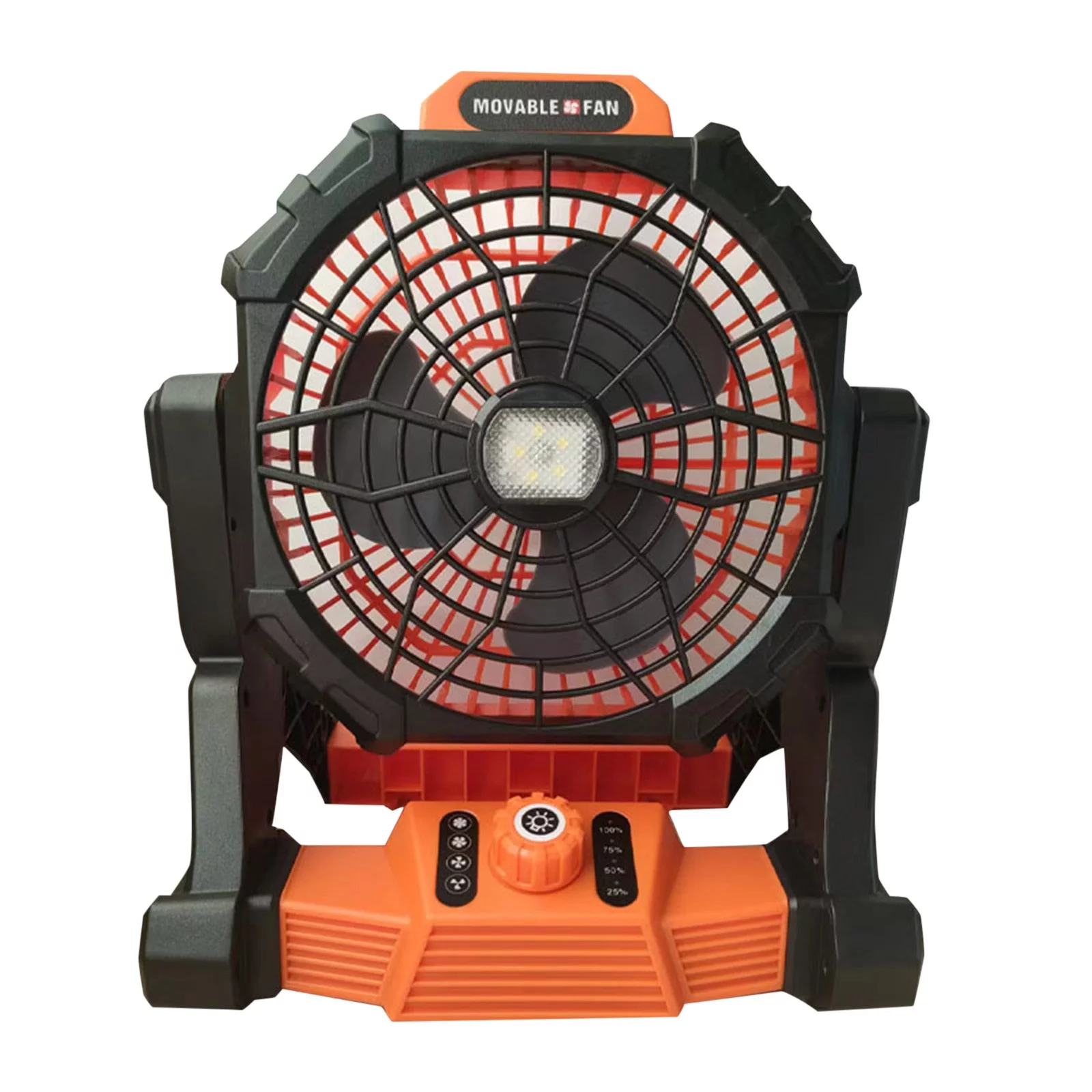 Aoujea Personal Fan Cost Saving Outdoor Portable Rechargeable Fan Lights Large Wind Tent Hanging Rotary Lighting Camping Fan Plastic Car Accessories Travel Essentials Great Gifts for Less