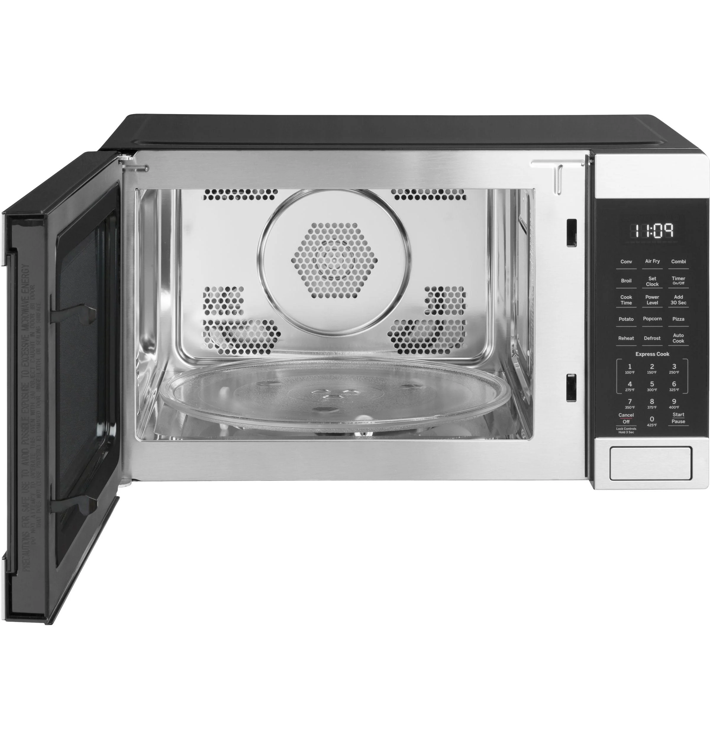 Ge Jes1109 21' Wide 1 Cu. Ft. 1050 Watt Countertop Microwave - Stainless Steel