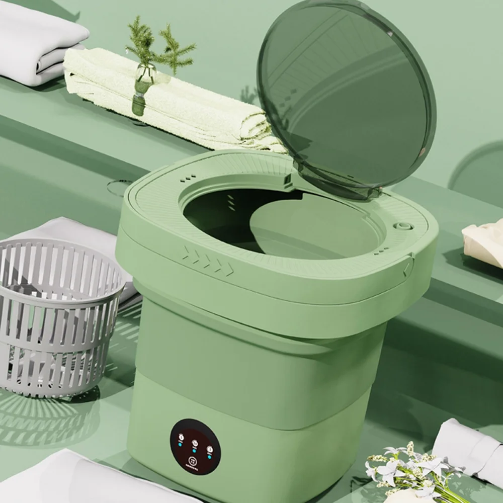 Apexeon washing machine,Small Washer 6.5L Small Clothes 6.5L Portable Baby Clothes Dorm Dazzduo Nebublu