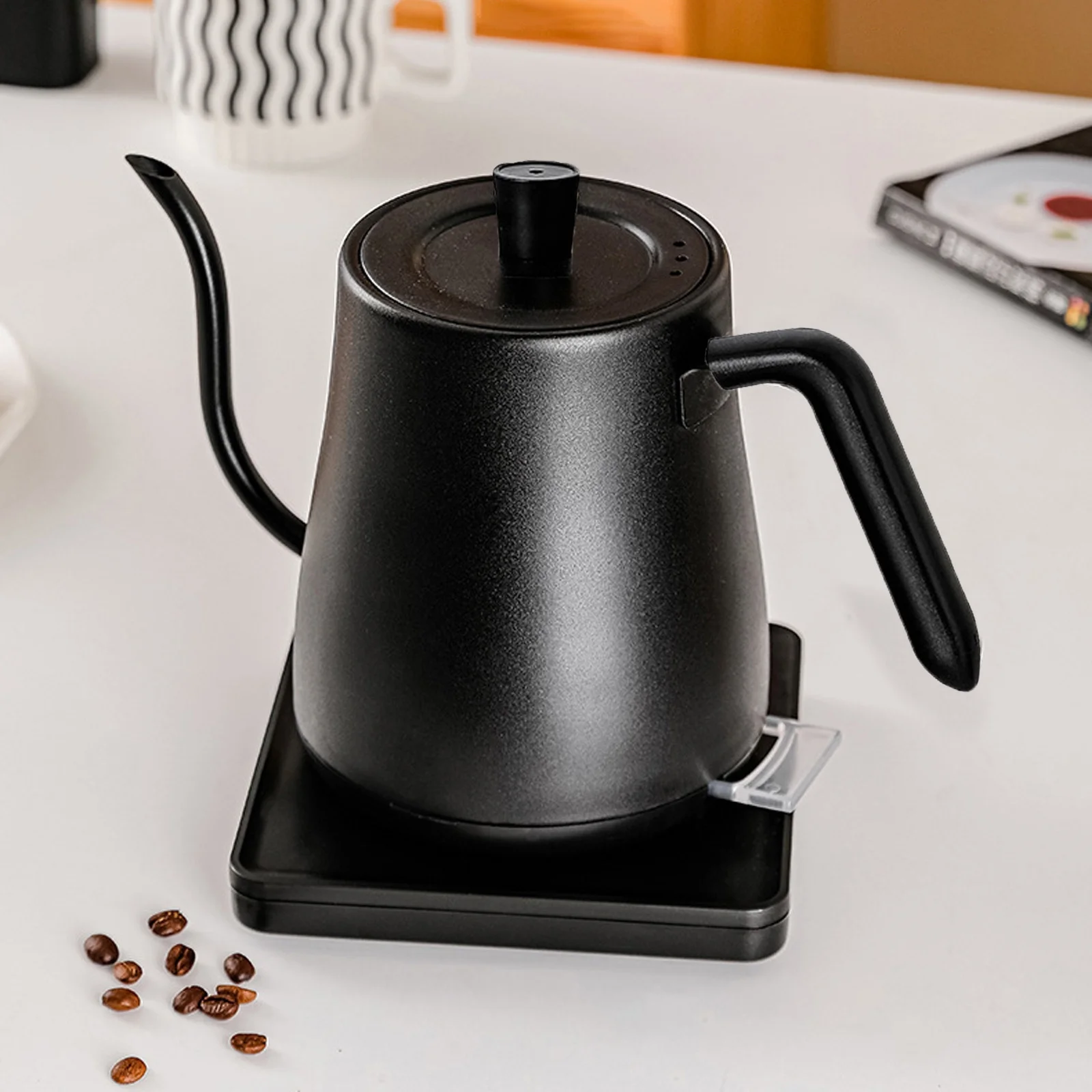 GFHFHITJ Electric Kettle,Electric Kettle Gooseneck Kettle 800Ml Water Kettle Tea Pot Stainless Steel For Coffee Tea With Fast Heating Auto-Shut Off And Boil-Dry Protection Tech