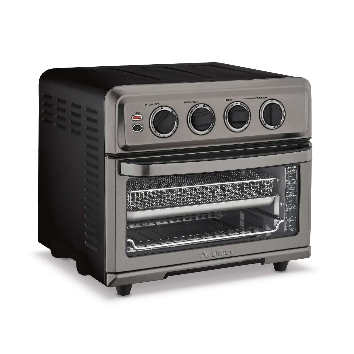 Cuisinart Airfryer Toaster Oven with Grill, Black Stainless