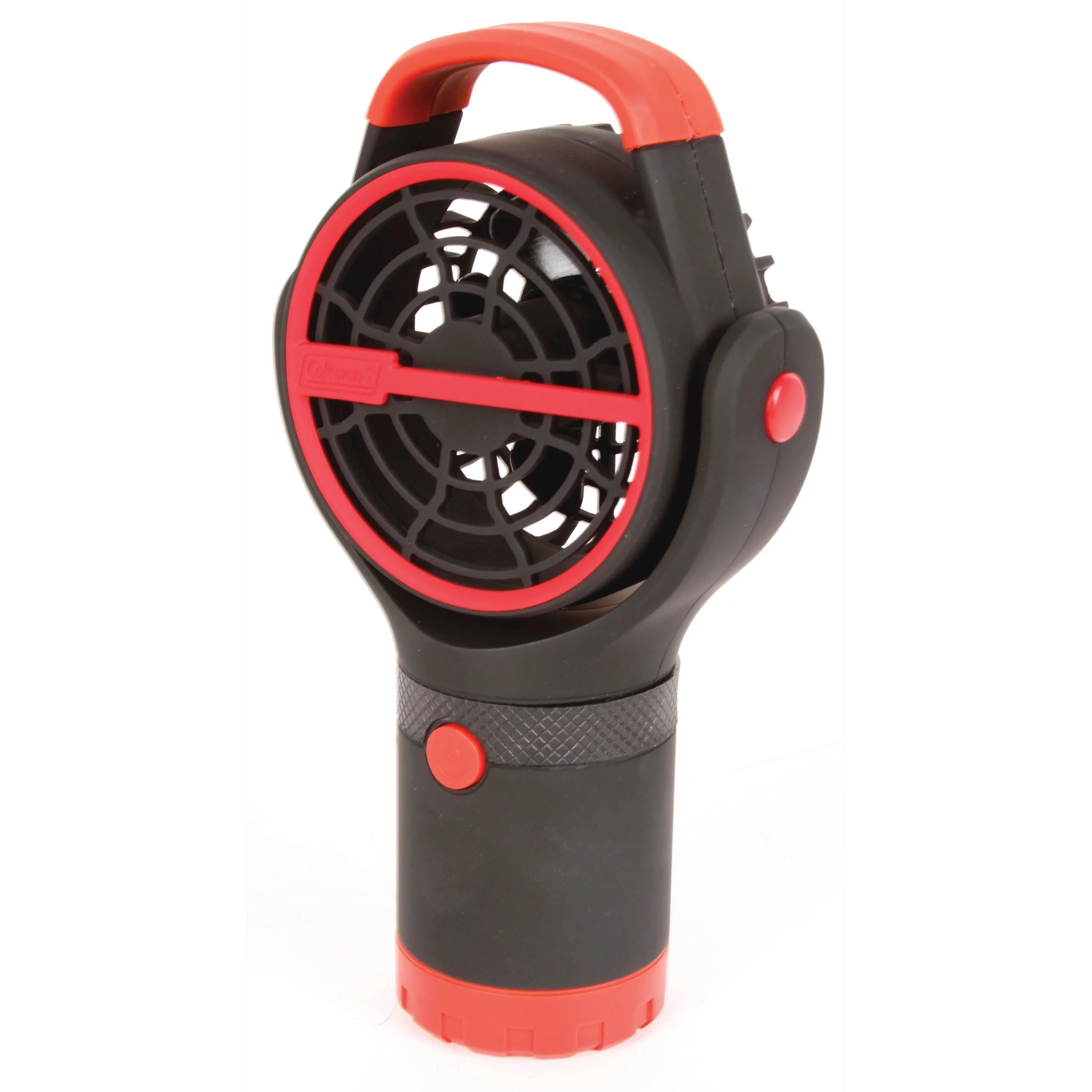 Coleman Zephyr Cup Holder Fan with BatteryLock, Black and Red