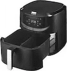 Bella Pro Series - 8-qt. Digital Air Fryer with Divided Basket - Black