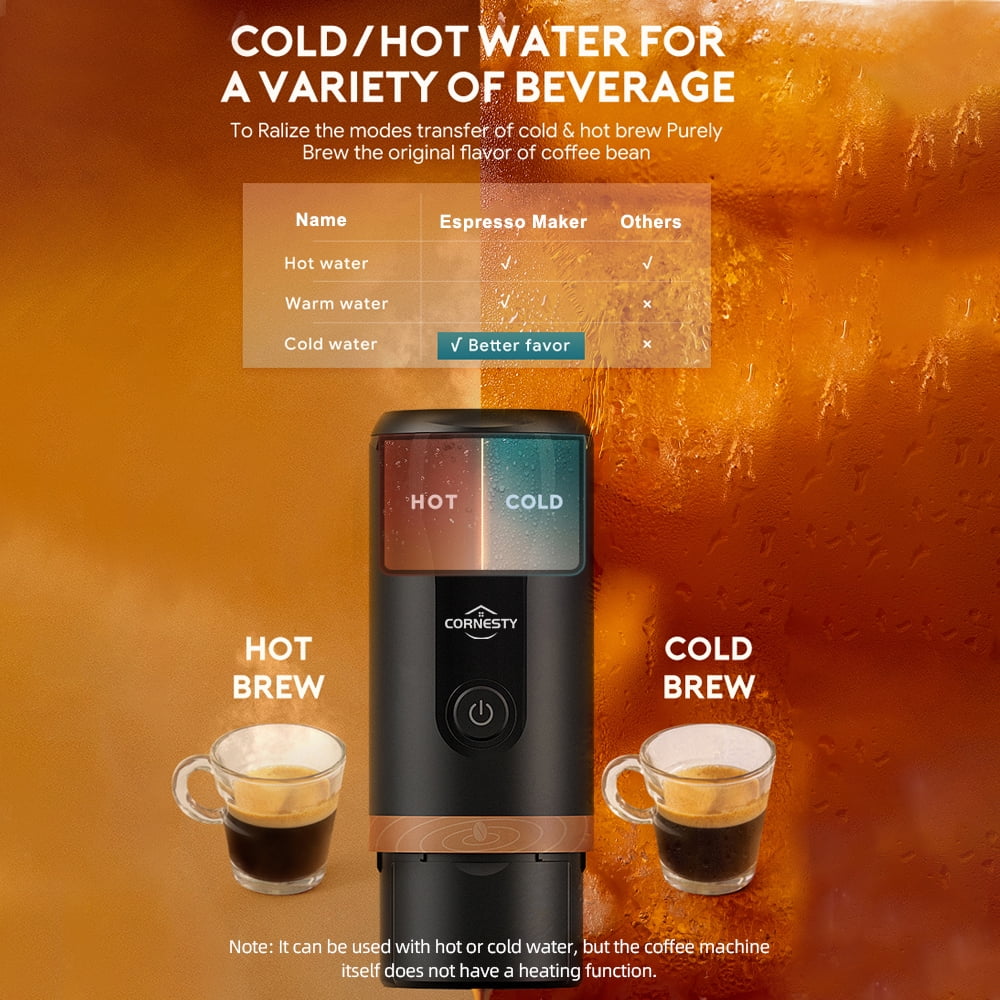 Dazzduo Coffee Maker,Coffee Office Kitchen Coffee Maker Compatible Coffee Compatible Coffee Office 1 Coffee Maker Coffee Maker Compatible 9 Bar Pressure Espresso 9 Bar Portable Espresso 9 2 1 Coffee