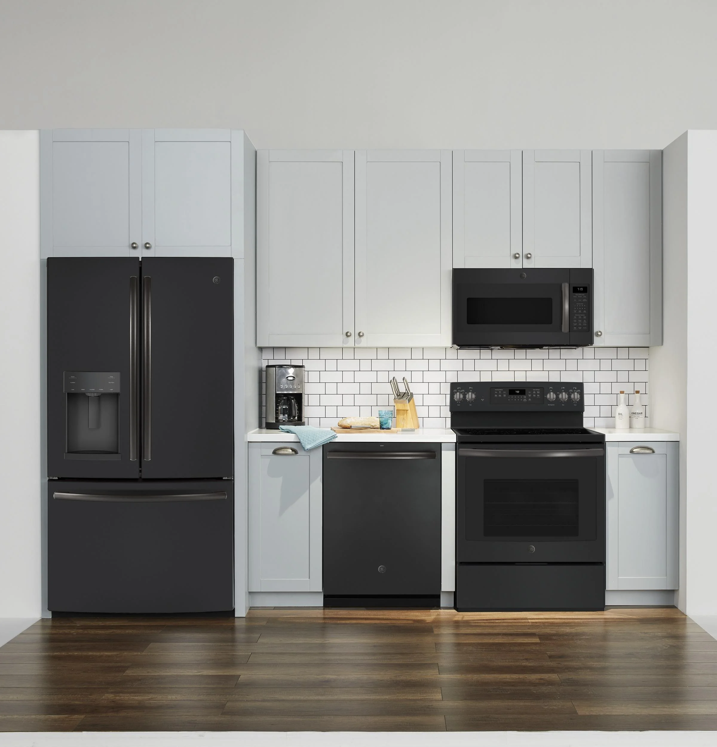 GE APPLIANCES JVM7195FLDS OVER THE RANGE MICROWAVE Slate
