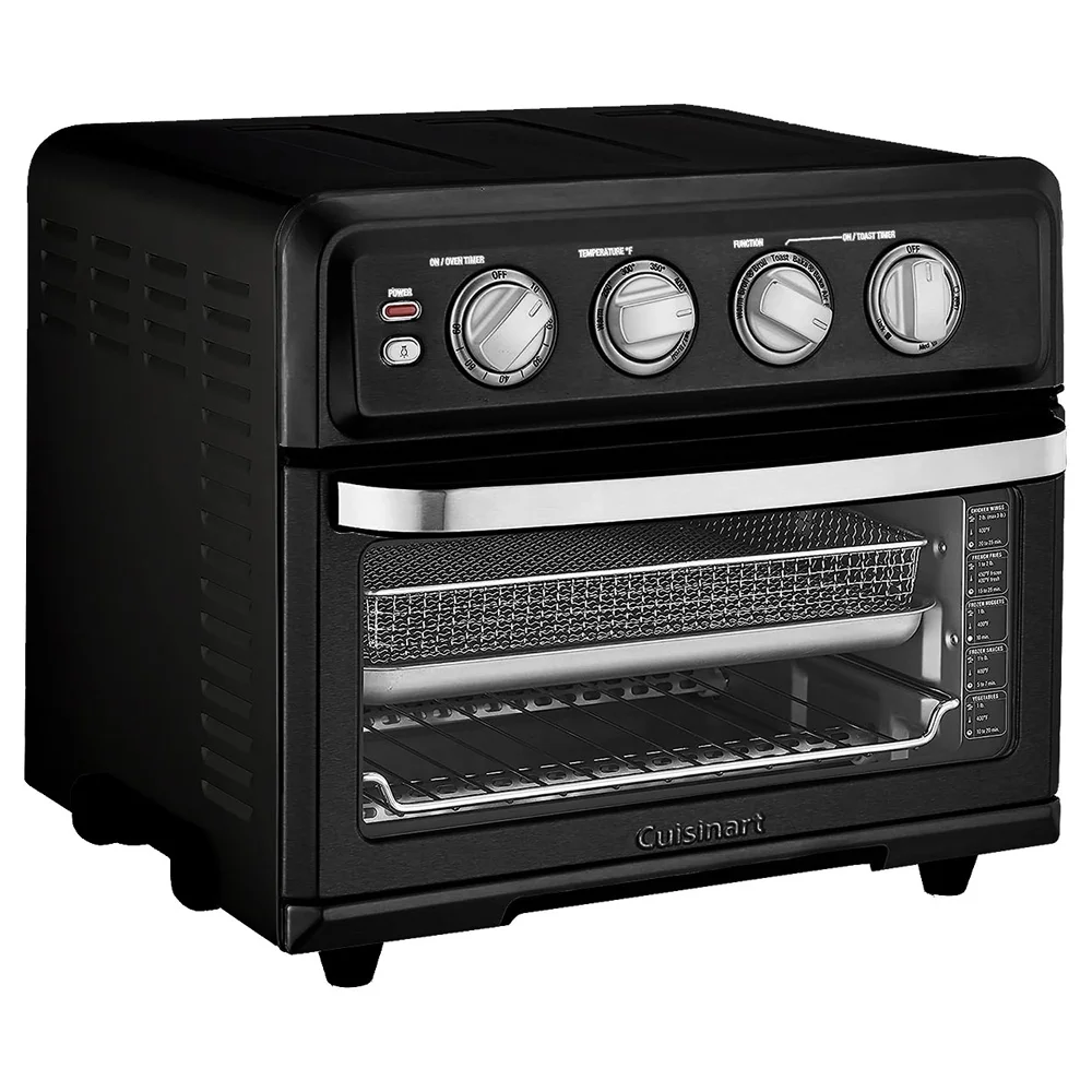 Cuisinart TOA-70MB AirFryer Toaster Oven with Grill, Matte Black Bundle with 1 YR CPS Enhanced Protection Pack
