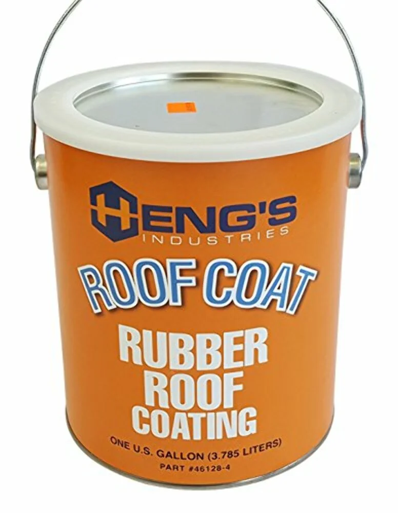 Hengs 46128-4 - 128 oz. Fibered EPDM Rubber White Roof