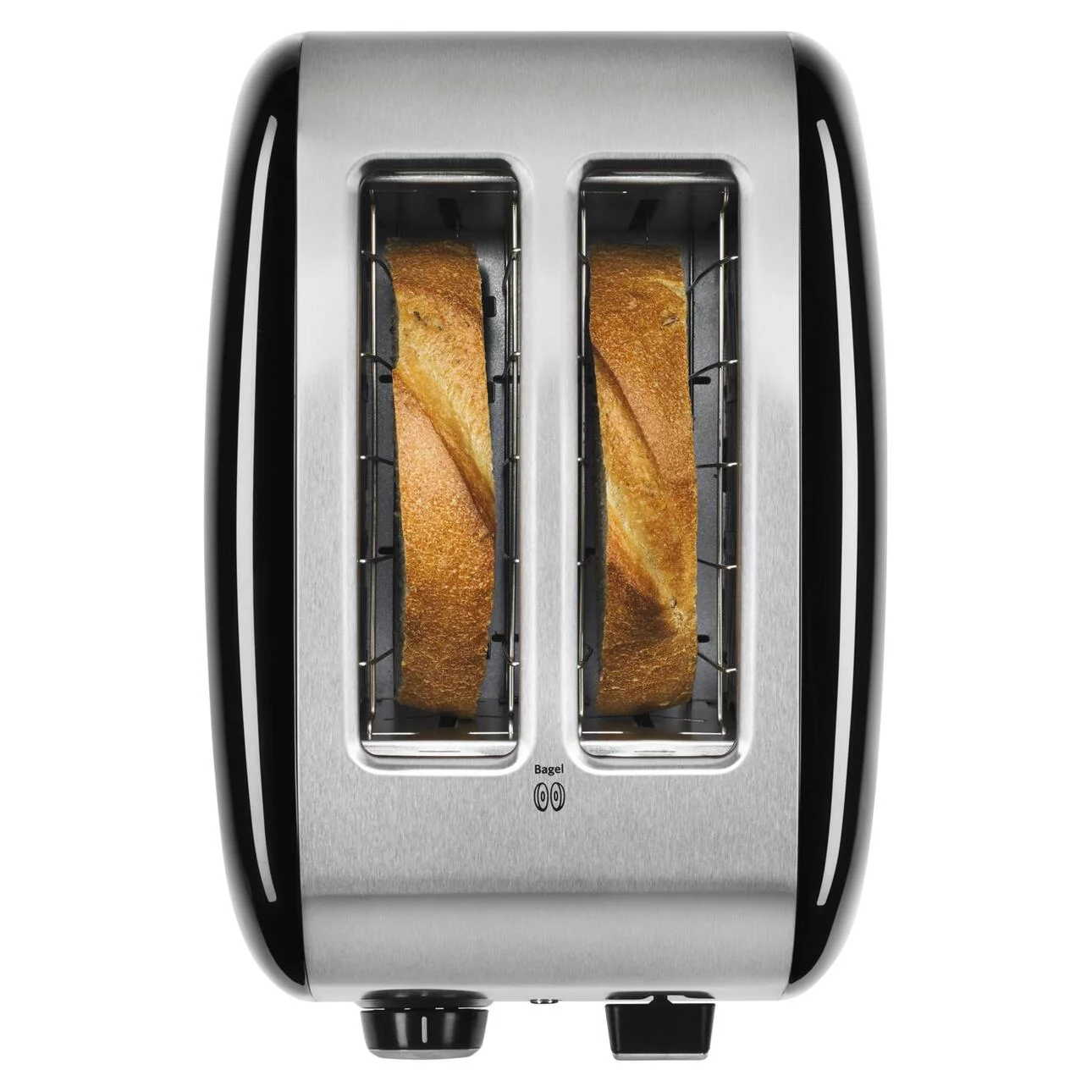 KitchenAid 2-Slice Toaster with Manual Lift Lever, Onyx Black - KMT2115