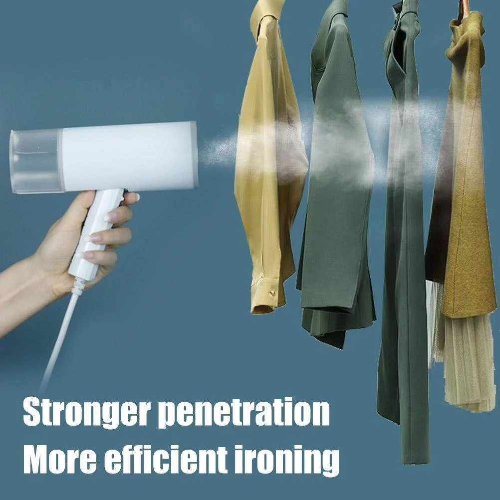Folding Handheld Travel Steam Iron Steam Hanging Machine Portable Ironing Machine for Coats and Shirts