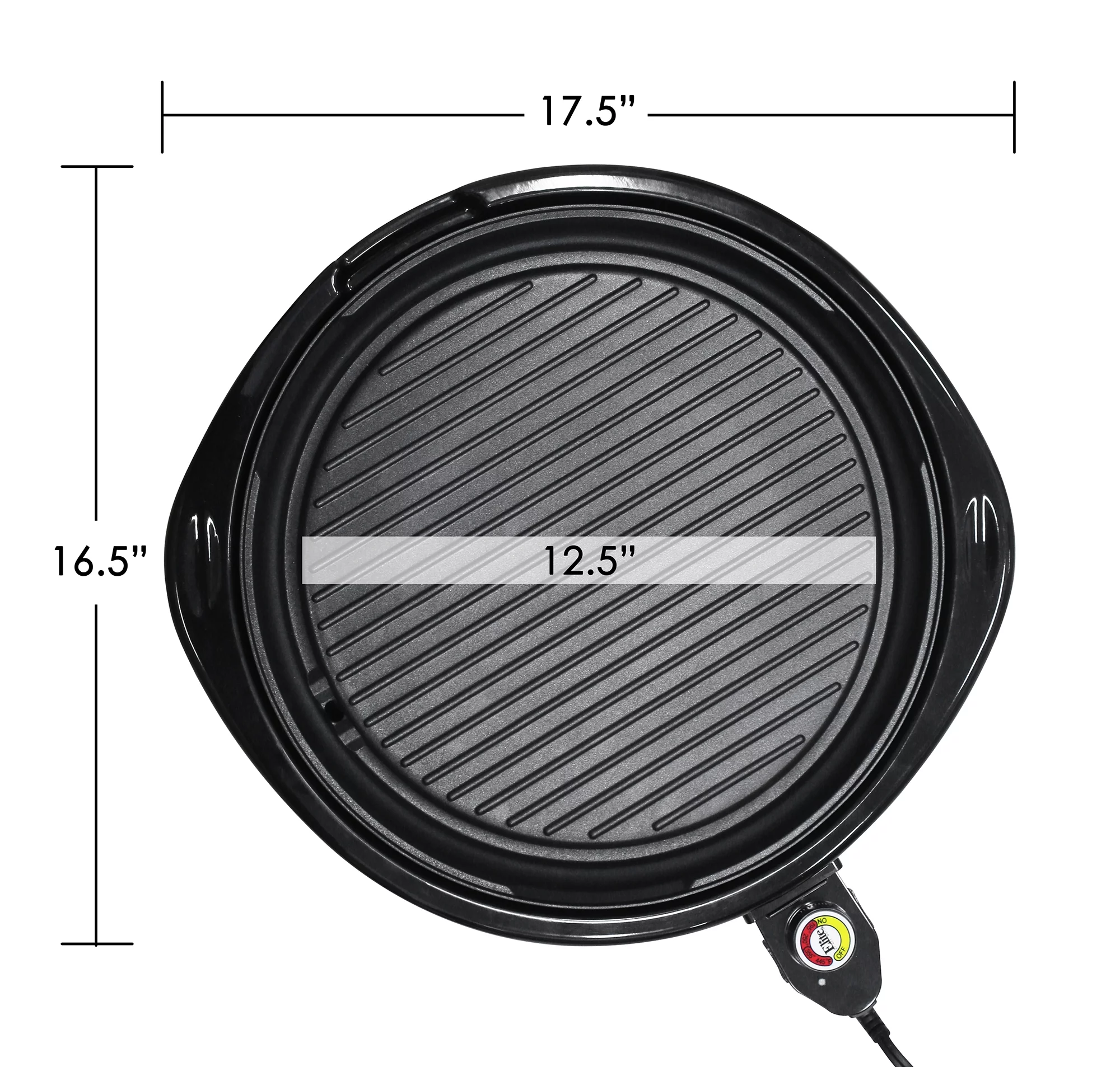 Elite Gourmet EMG-980B 14 Electric Indoor Grill, Black