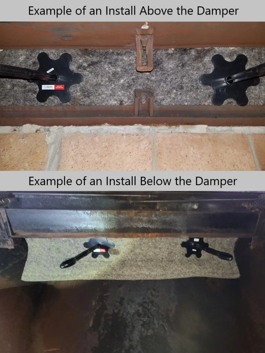 Flueblocker for 13'X35' Wool Material Chimney Flue �C Chimney Sheep Fireplace Draft Stopper Plug Replacement Damper Fireplace Tool