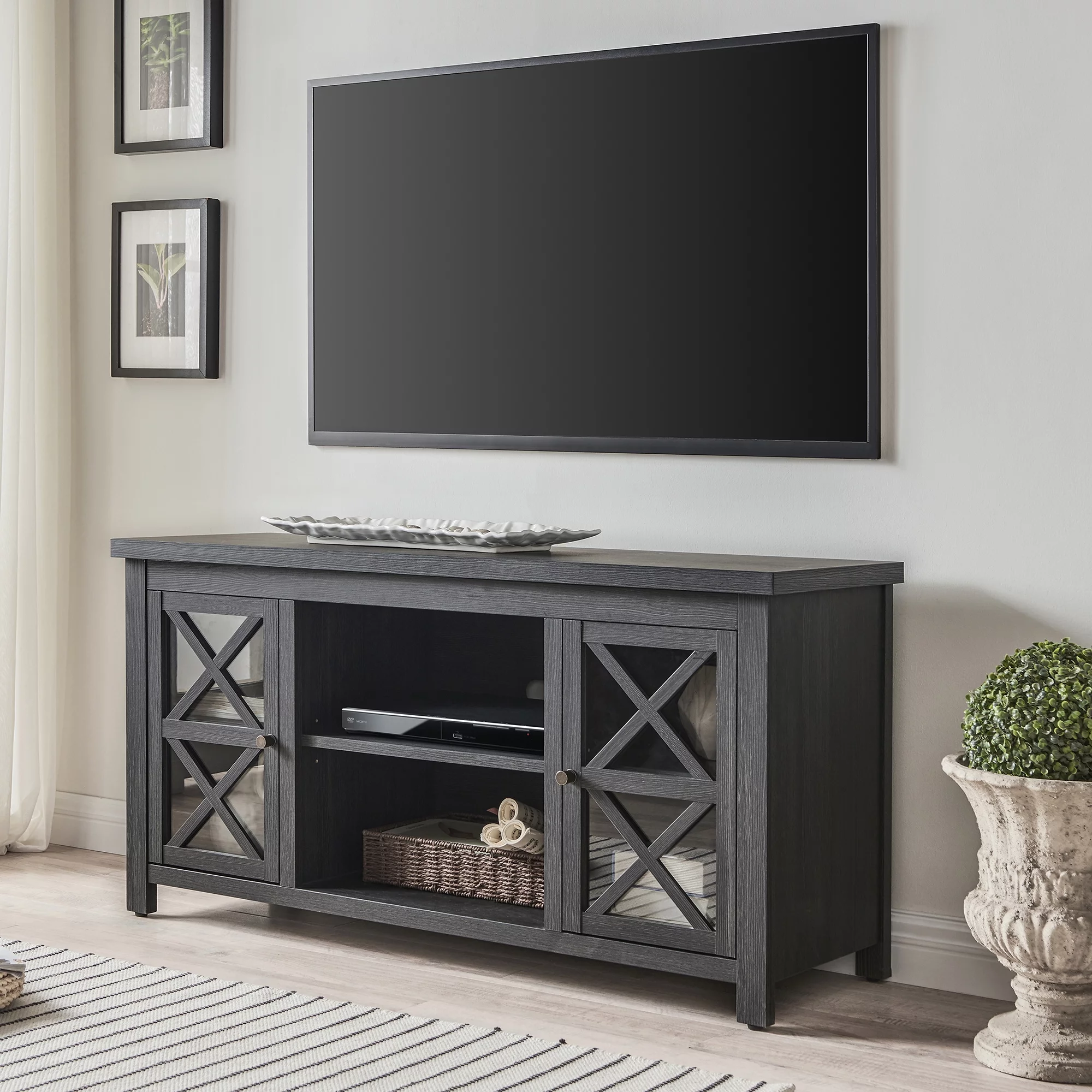 Evelyn&Zoe Colton Rectangular TV Stand for TV's up to 55