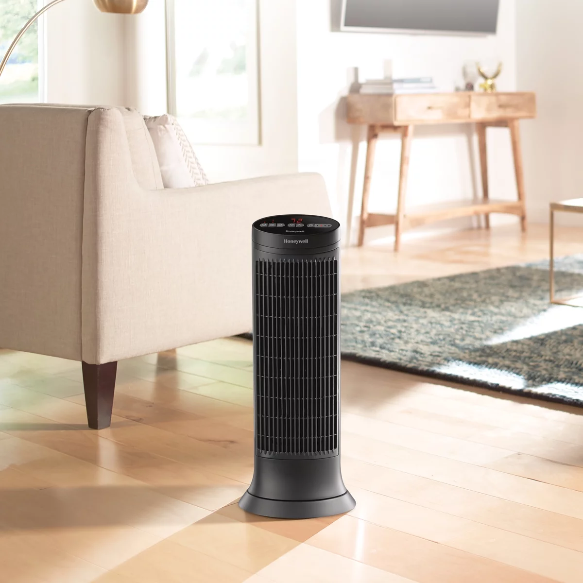 Honeywell Digital Ceramic Tower Portable Heater, New, Grey, HCE322V
