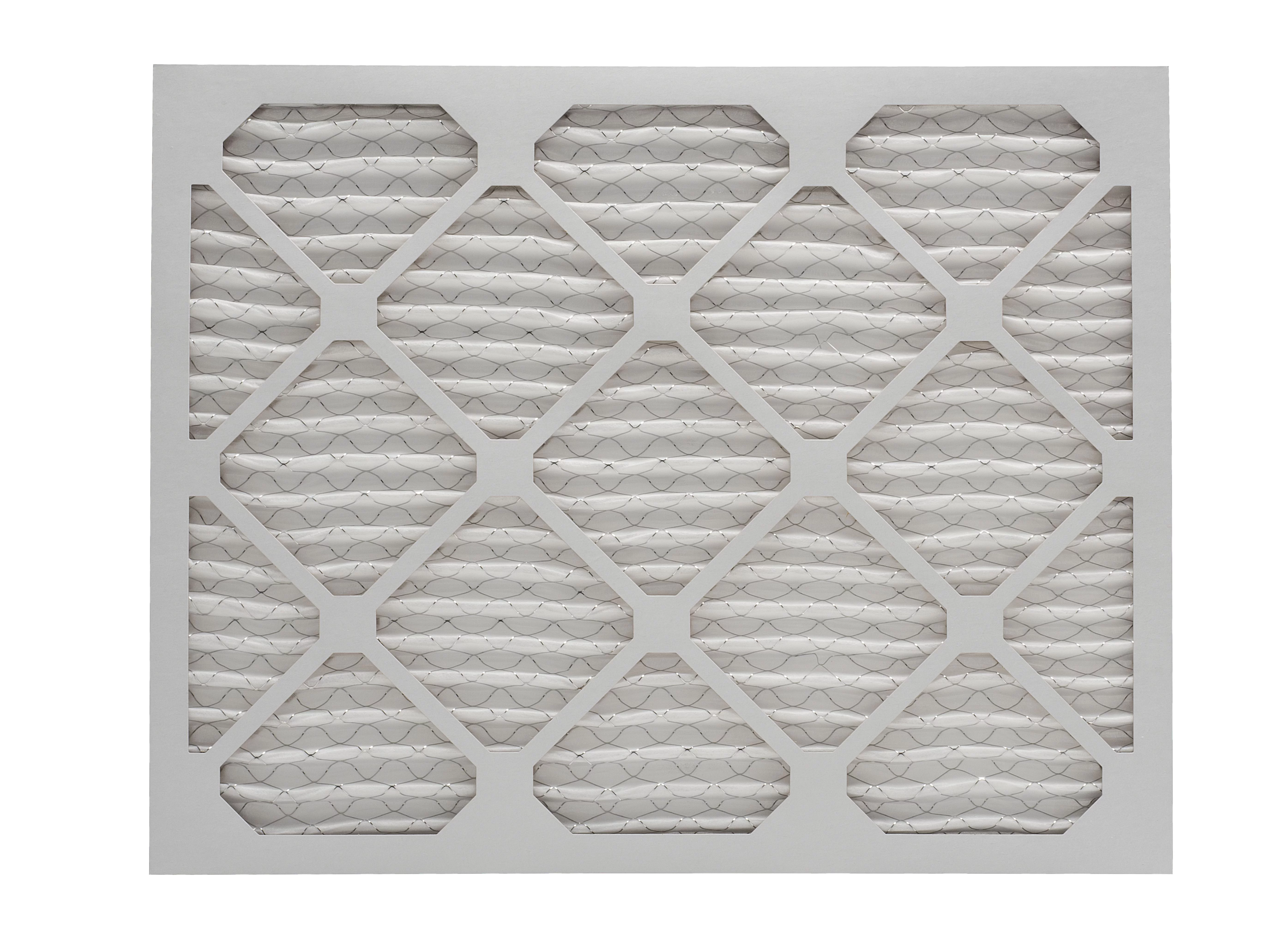 Aerostar 20 x 21 1/2 x 1 MERV 8 Pleated Air Filter, AC Furnace Air Filter, 6 Pack