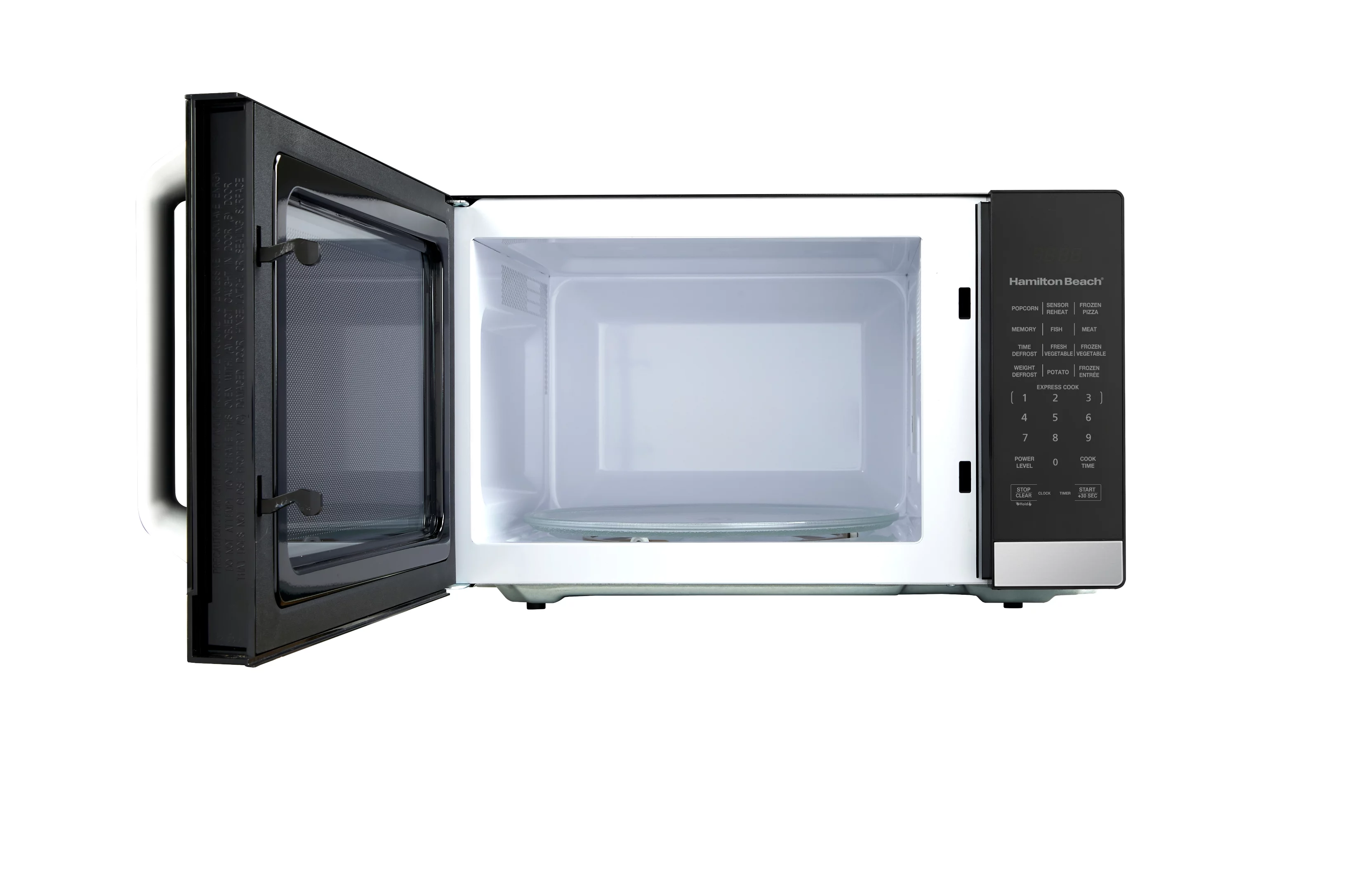 Hamilton Beach 1.4 Cu.ft. Microwave Oven, Stainless Steel, with Sensor