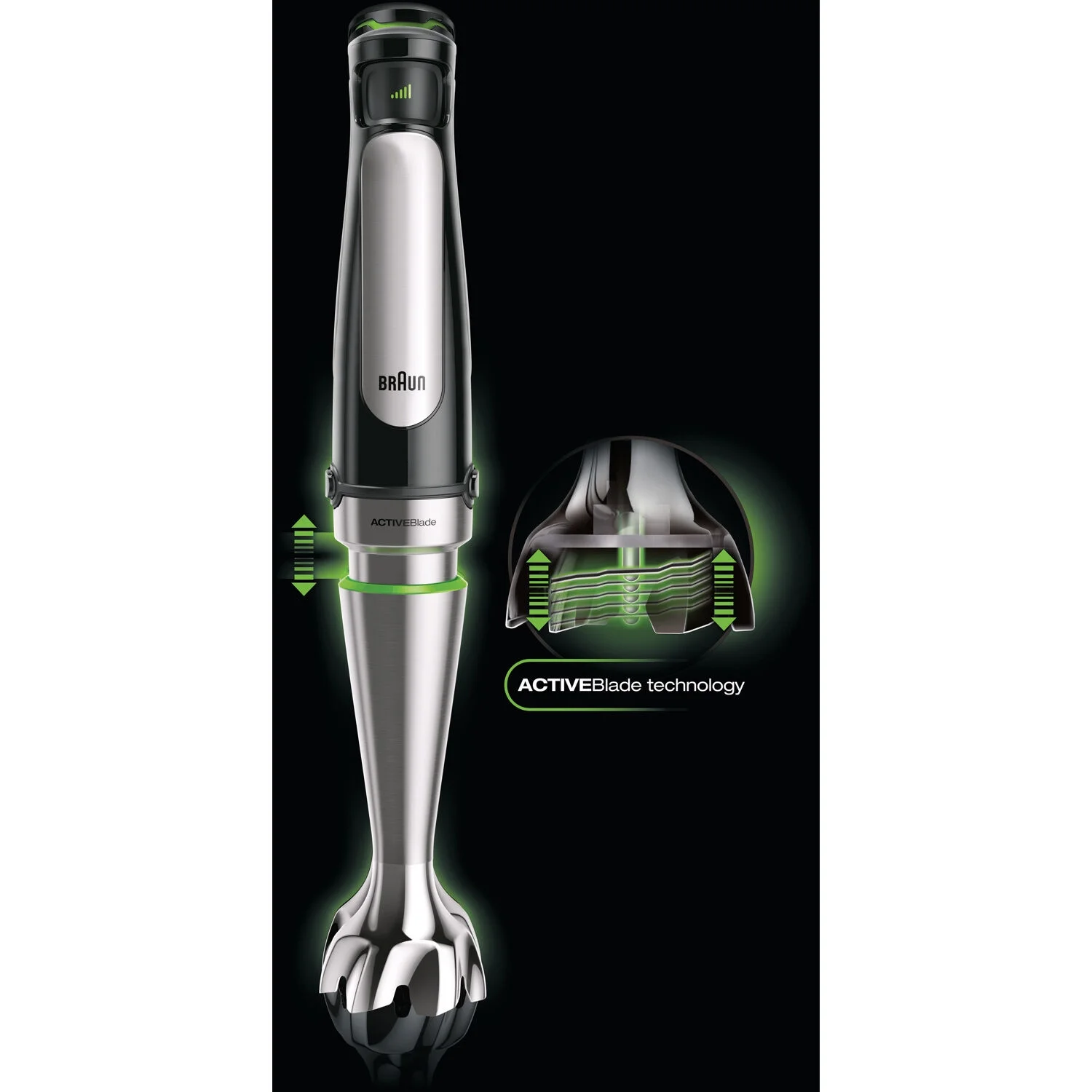 Braun MultiQuick 500 Watts 7 Speed Hand Blender with Whisk, Masher, and 6-Cup Food Processor, New