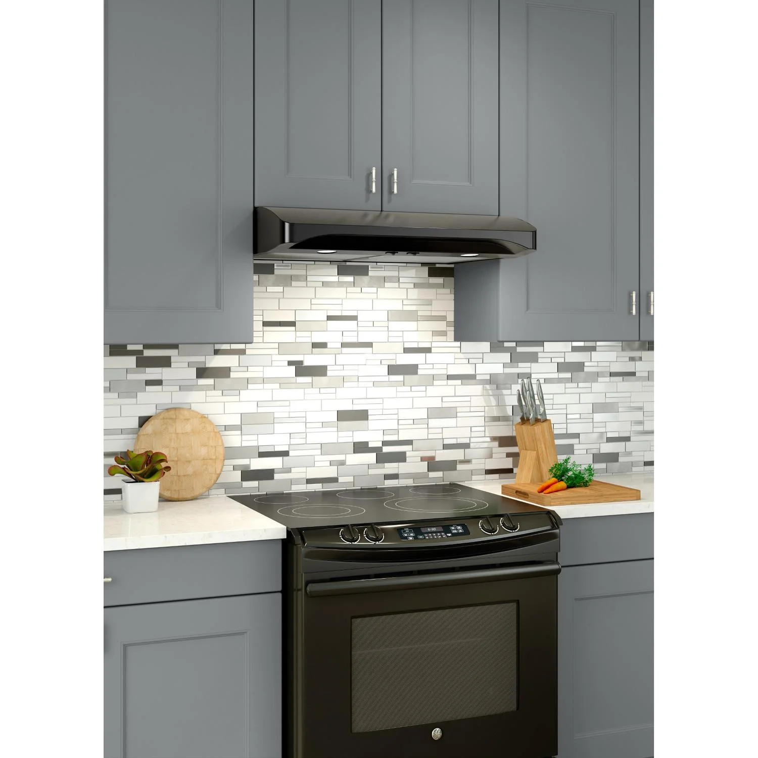 Broan ALT130BL Elite Atla 1 Black 30 inch Convertible Under-Cabinet Range Hood