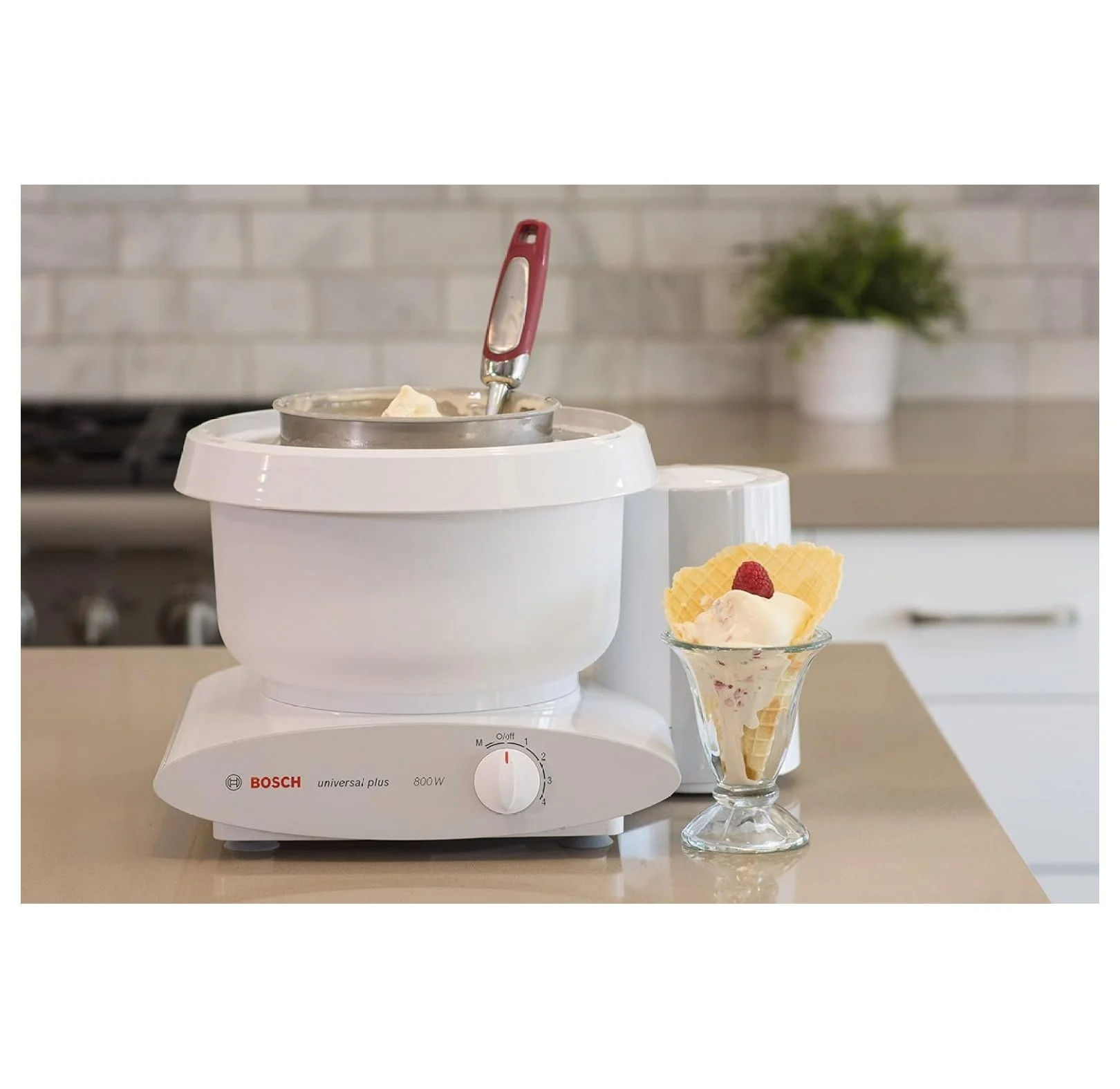 Ice Cream Maker Attachment for Universal Plus and Lwory Artiste Mixers