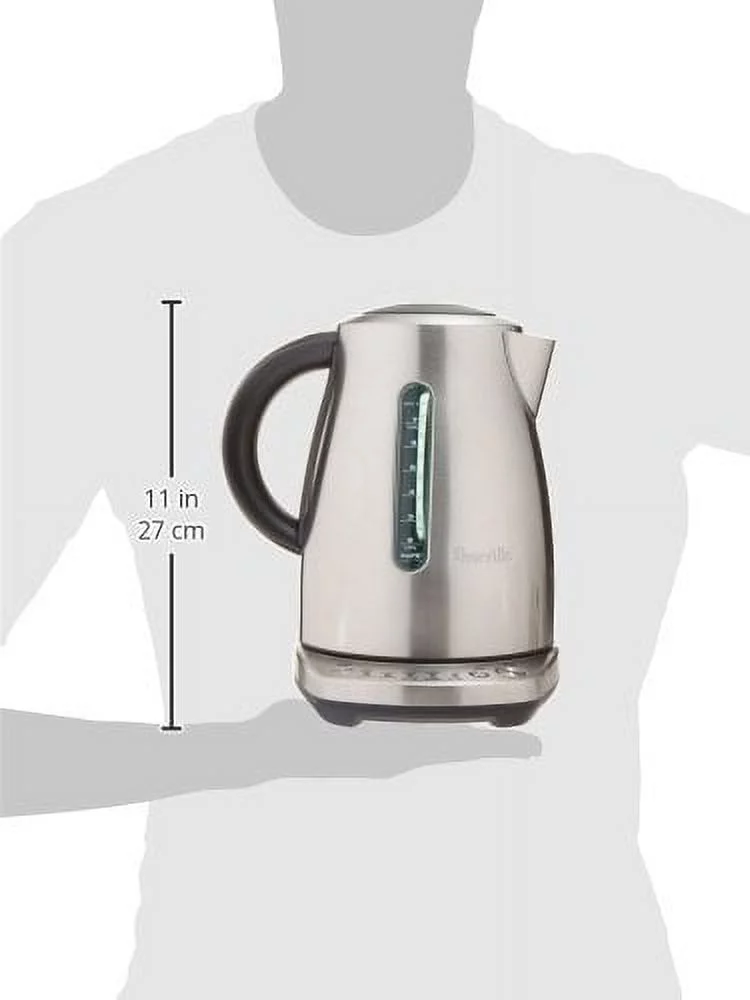 Breville BKE720BSS The Temp Select Electric Kettle, Silver, Dimensions:(LxWxH) 8 ? �� x 7 ?�� x 10 ?�� (BKE720BSSUSC)