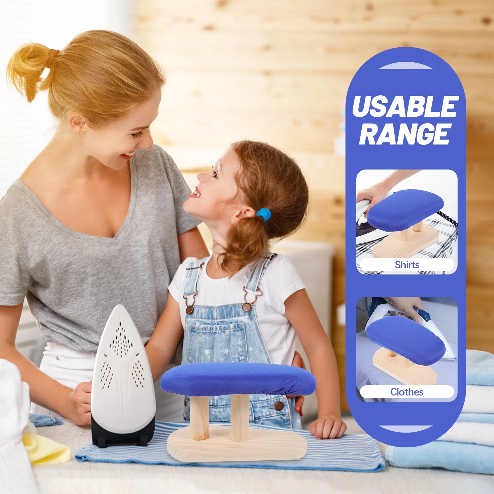 Fold up Ironing Board Household Tool Kit for Home Stool Portable Desk Mini Travel Folding