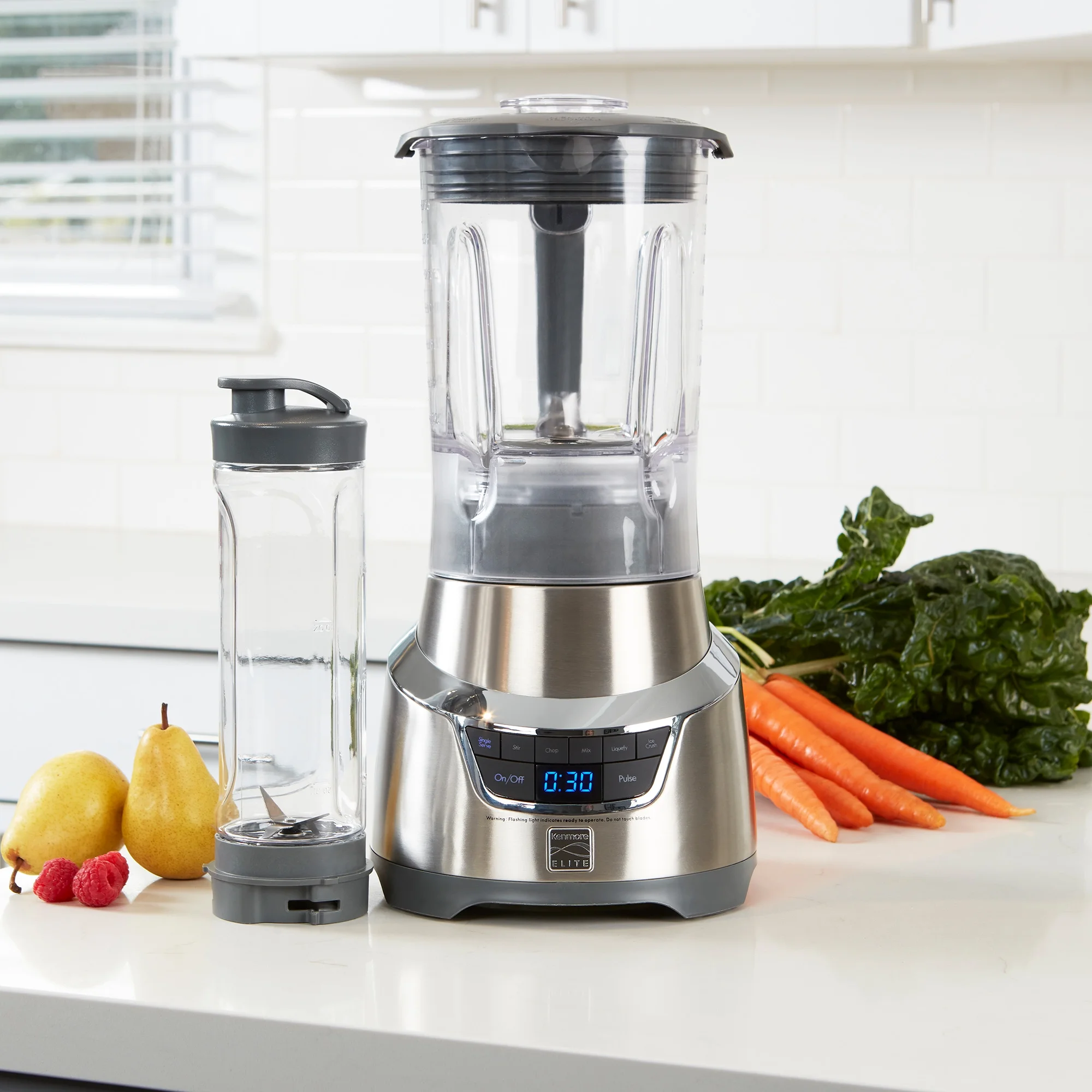 Kenmore Elite 1.3 HP 64 oz Blender with Single-Serve Blending Cup