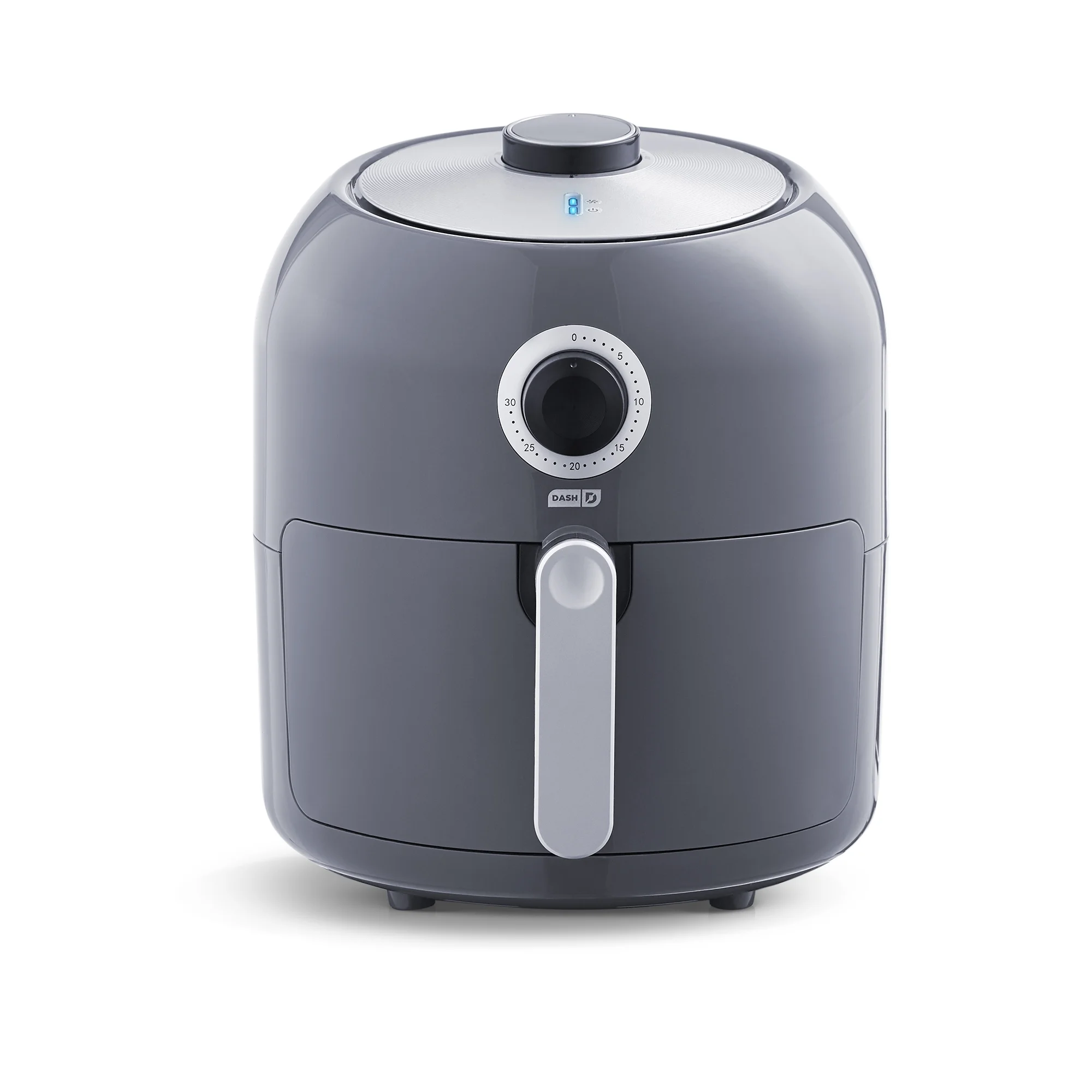 Dash Family Size Air Fryer with Temp Control , Nonstick Basket, Recipe Guide + Auto Shut off, 6 Quart - Grey