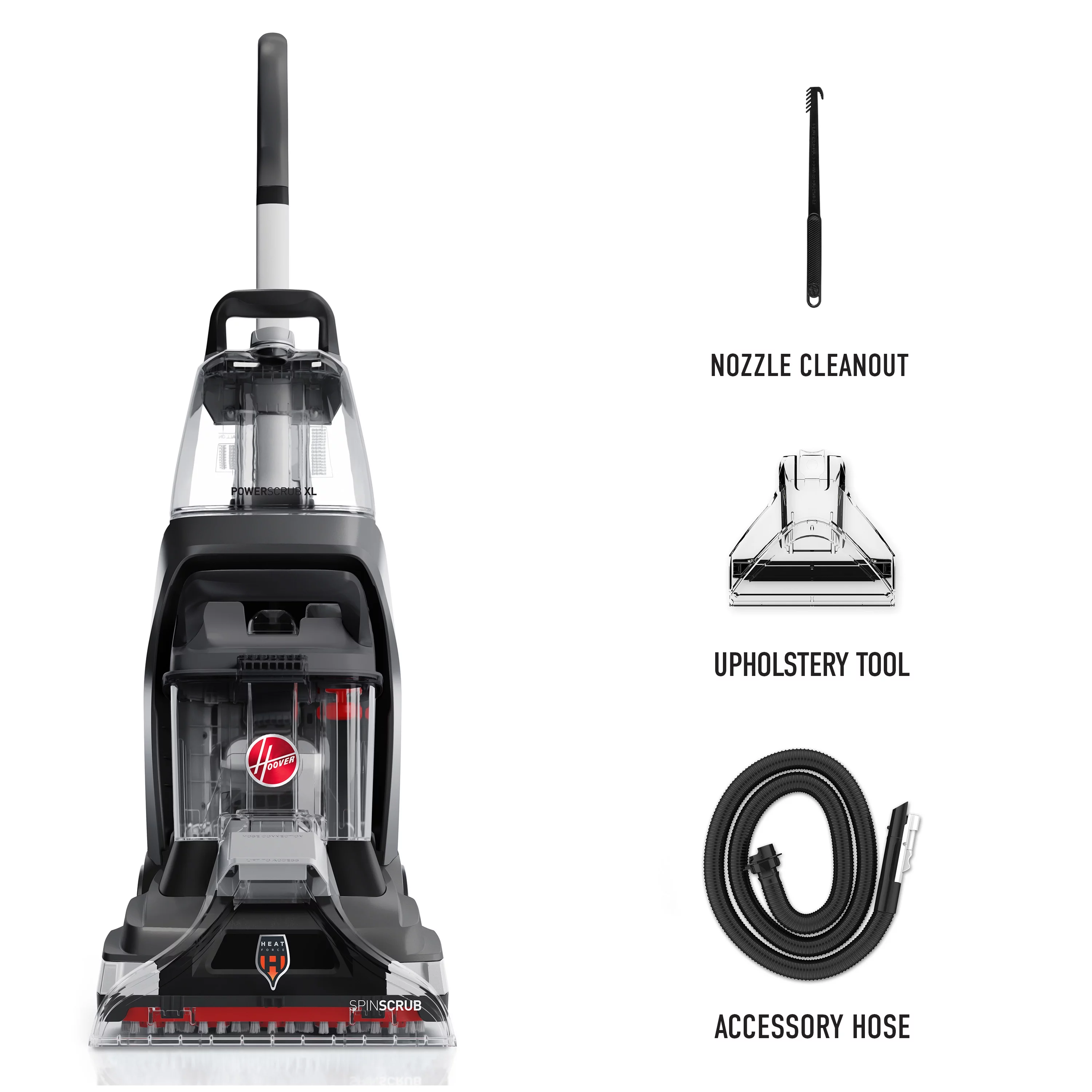 Hoover PowerScrub XL, Upright Carpet Cleaner Machine, FH68010, 1 Count