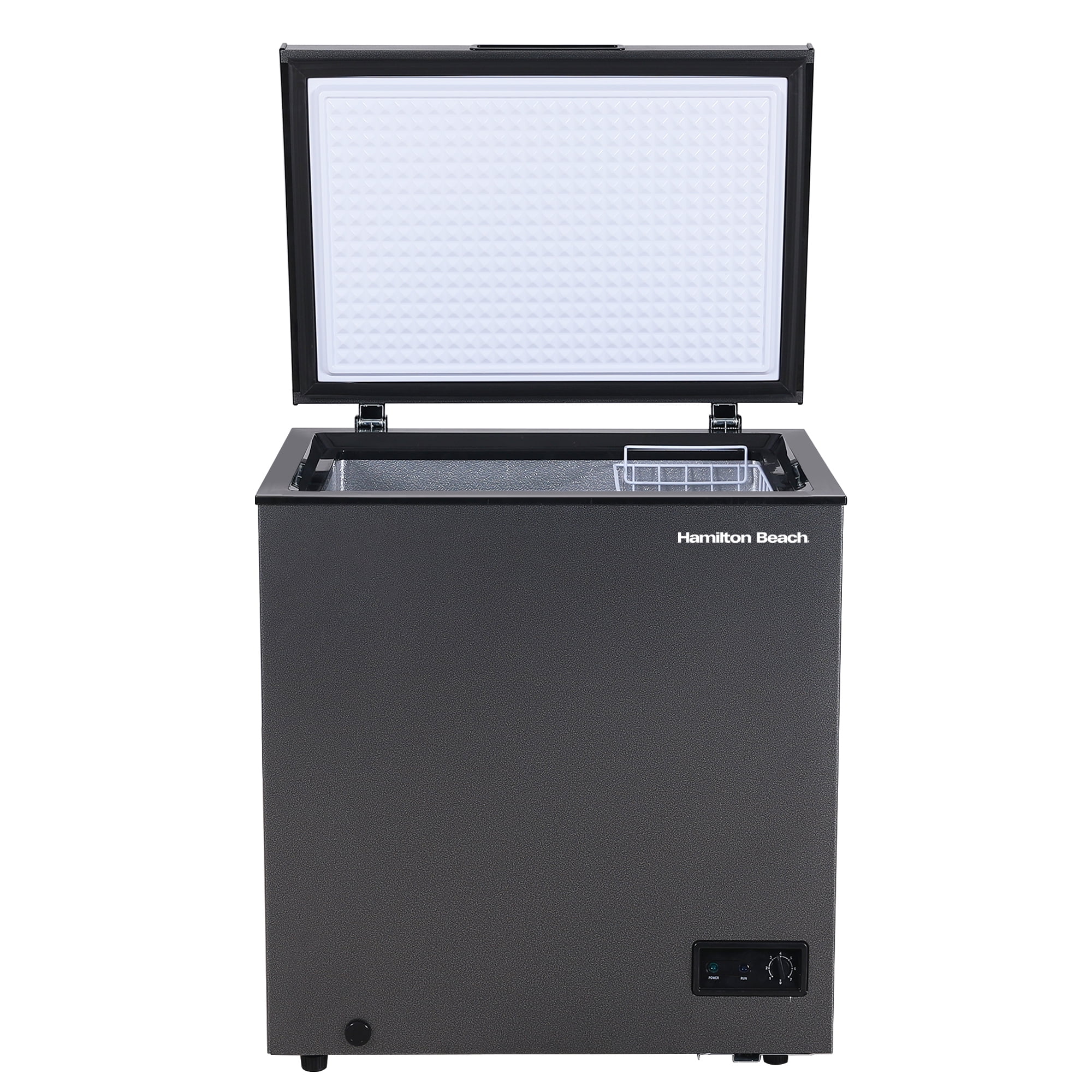 Hamilton Beach 5.0 cu ft Chest Freezer With Unique Granite Finish Cabinet, Manual Defrost