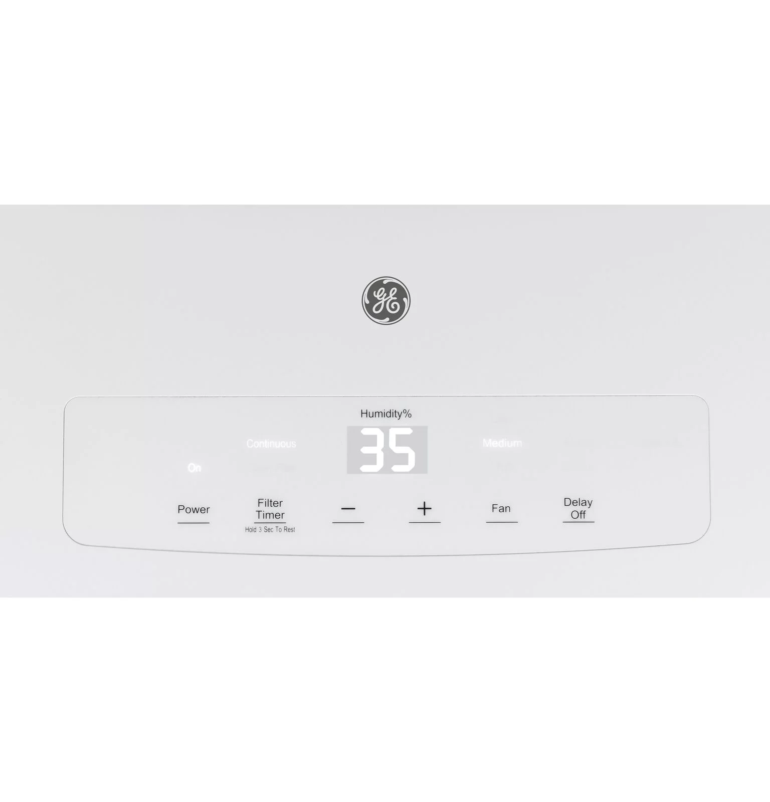 General Electric 20-Pint Portable Dehumidifier with Drain, White, Factory Reconditioned
