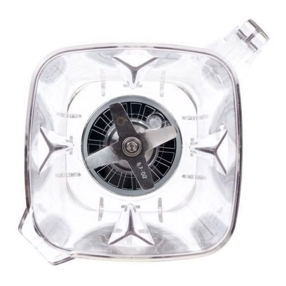 Blendin 64 Ounce Jar Container with Blade,Lid,and Center Cap, Fits Cleanblend Blenders
