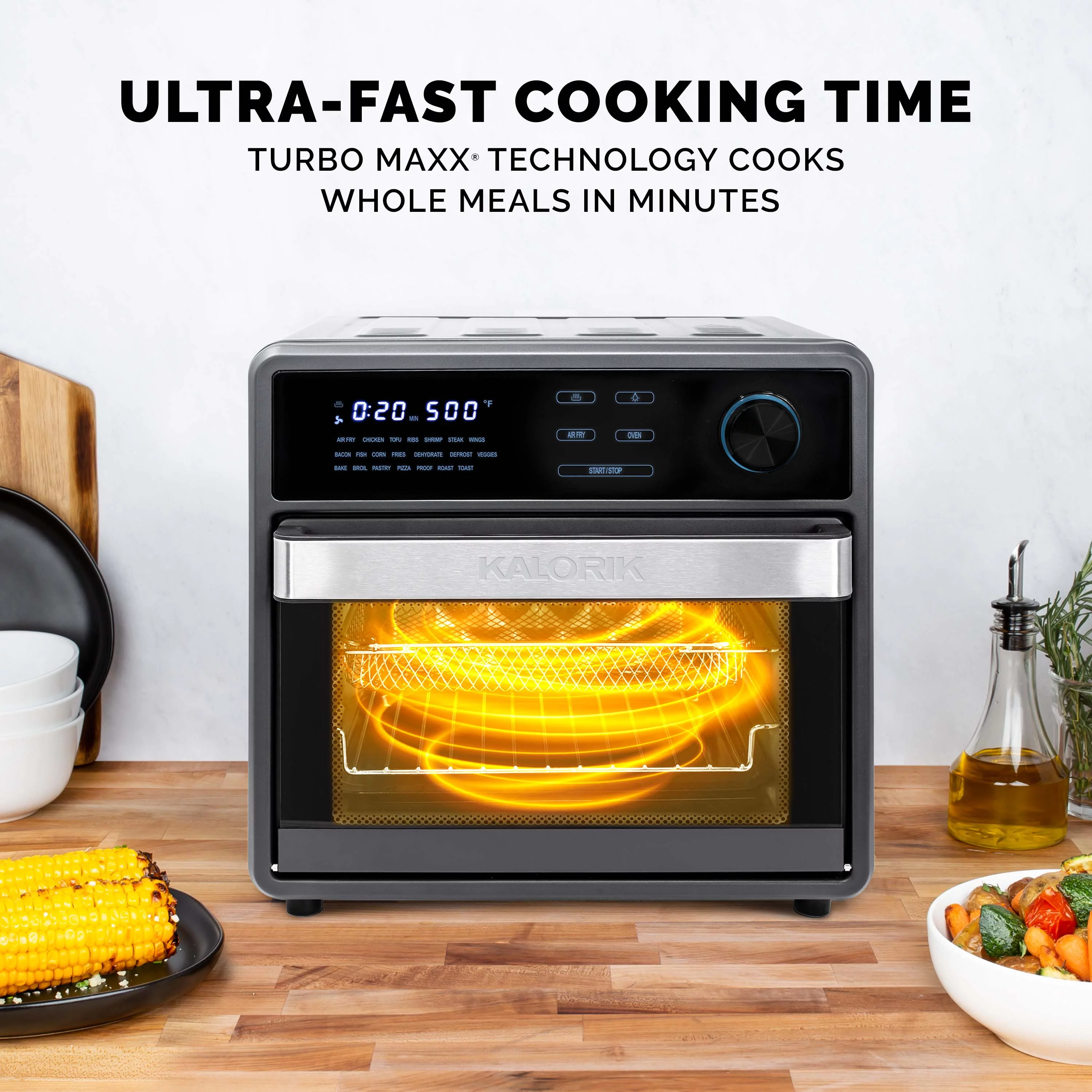 Kalorik MAXX? 16-Qt Touch Air Fryer Oven - Black (AFO 47804 BK)