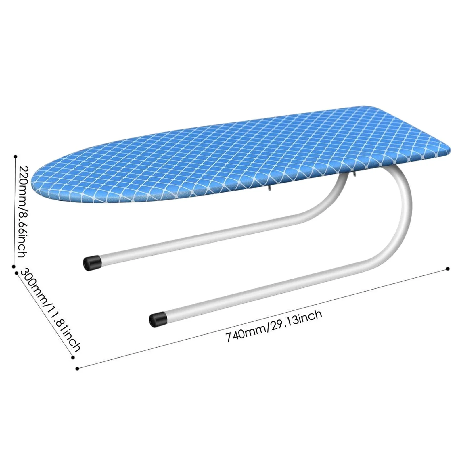 deevoka Ironing Board Lightweight Ironing Table for Home Apartment Sewing Craft Room Wood Plate