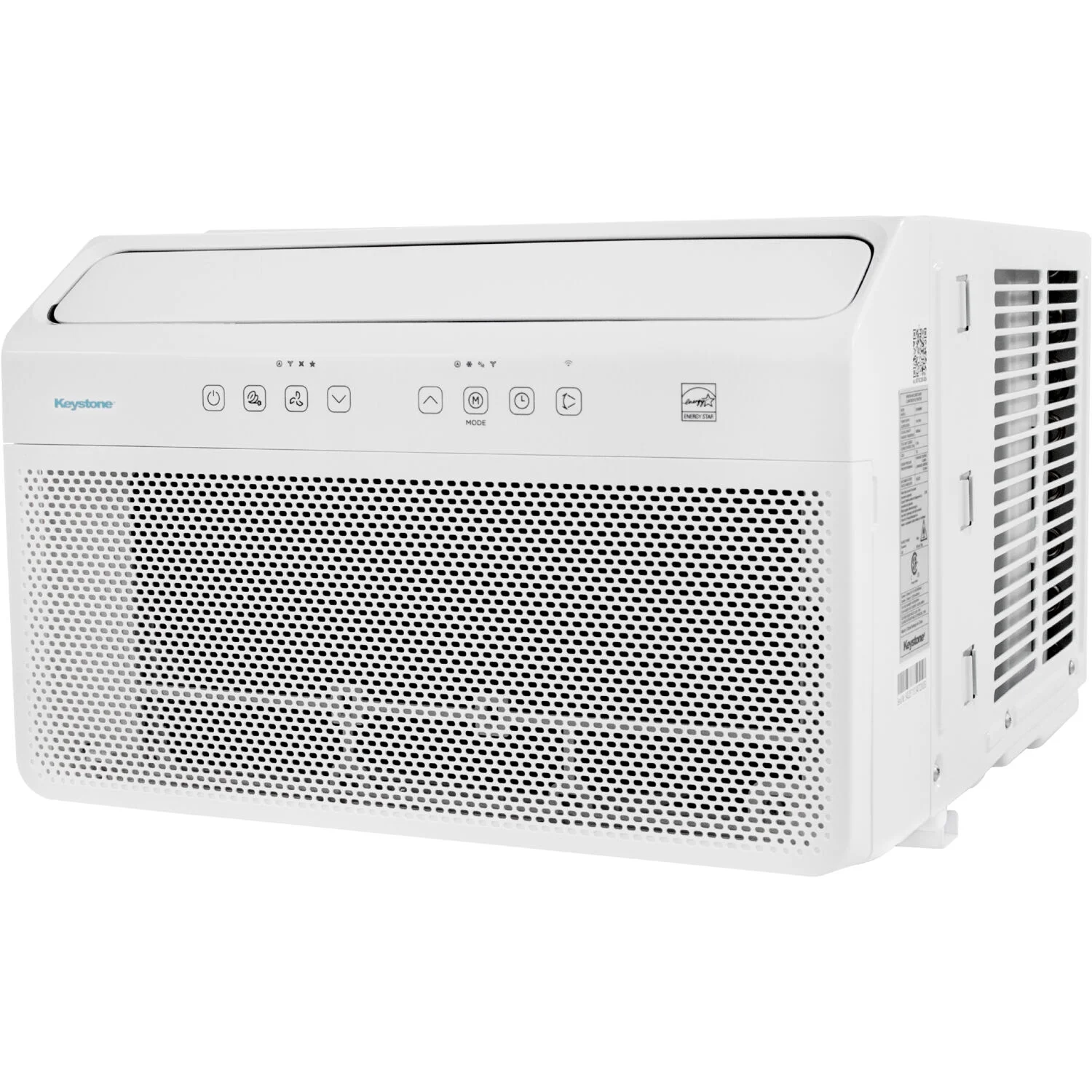 Keystone 10,000 BTU 450 sq ft Window Mounted Inverter Air Conditioner with Remote Control, White, KSTAW10INV