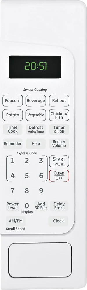 2.0 Cu. Ft. Family-Size Microwave - White JES2051DNWW