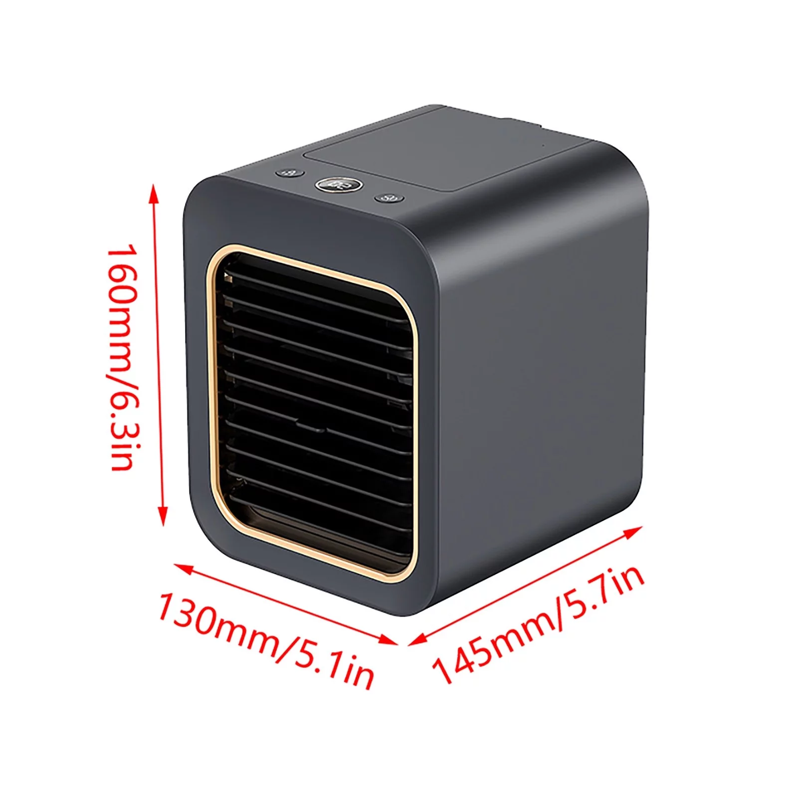 Clearance! Nomeni Box Fan Water Cooleds Fan Portable Dormitory Office Desktop Mobile Mute Small Humidification Air Conditioning Fan Appliances Navy