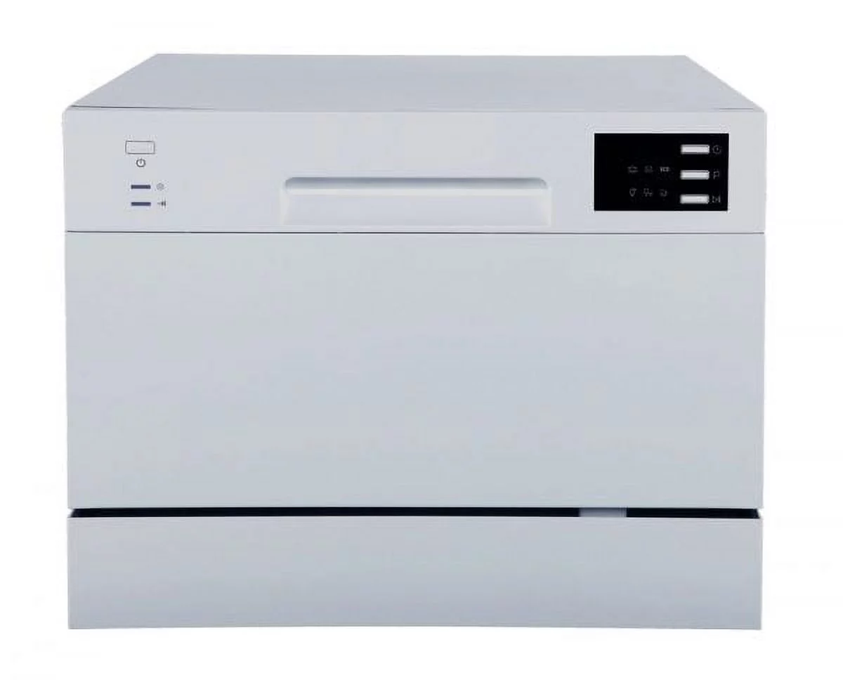 Countertop Dishwasher with Delay Start & LED - Silver