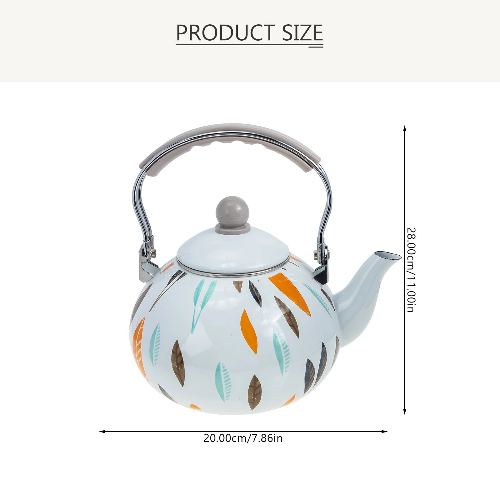 Home Enamel Tea Kettle Water Heating Kettle Elegant Water Kettle Water Pot