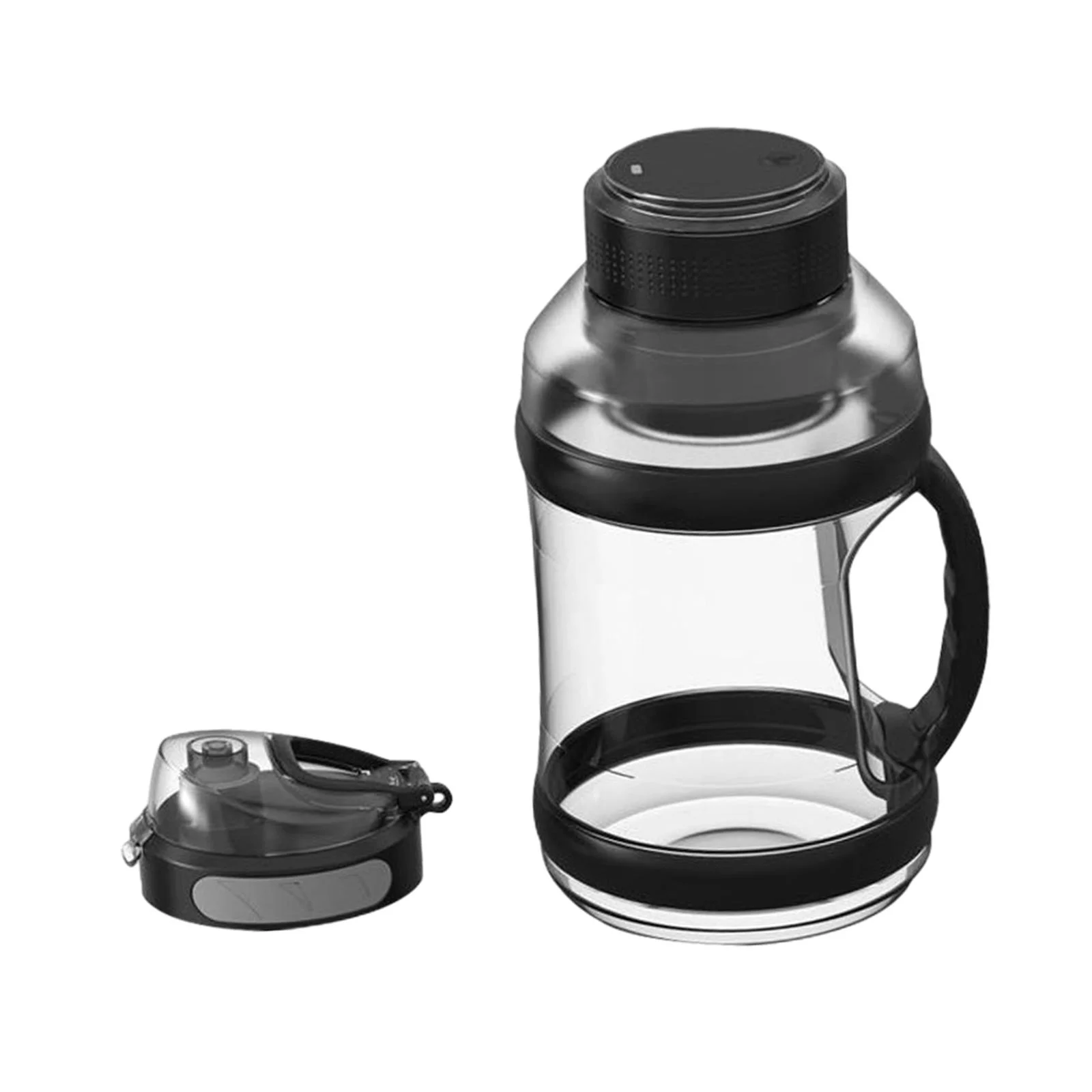 Fresh Juice Blender Portable Blender Cup 2L Outdoor Picnic Cordless Office with Handle Sports Pear Fruit Juice Fruits Blender black