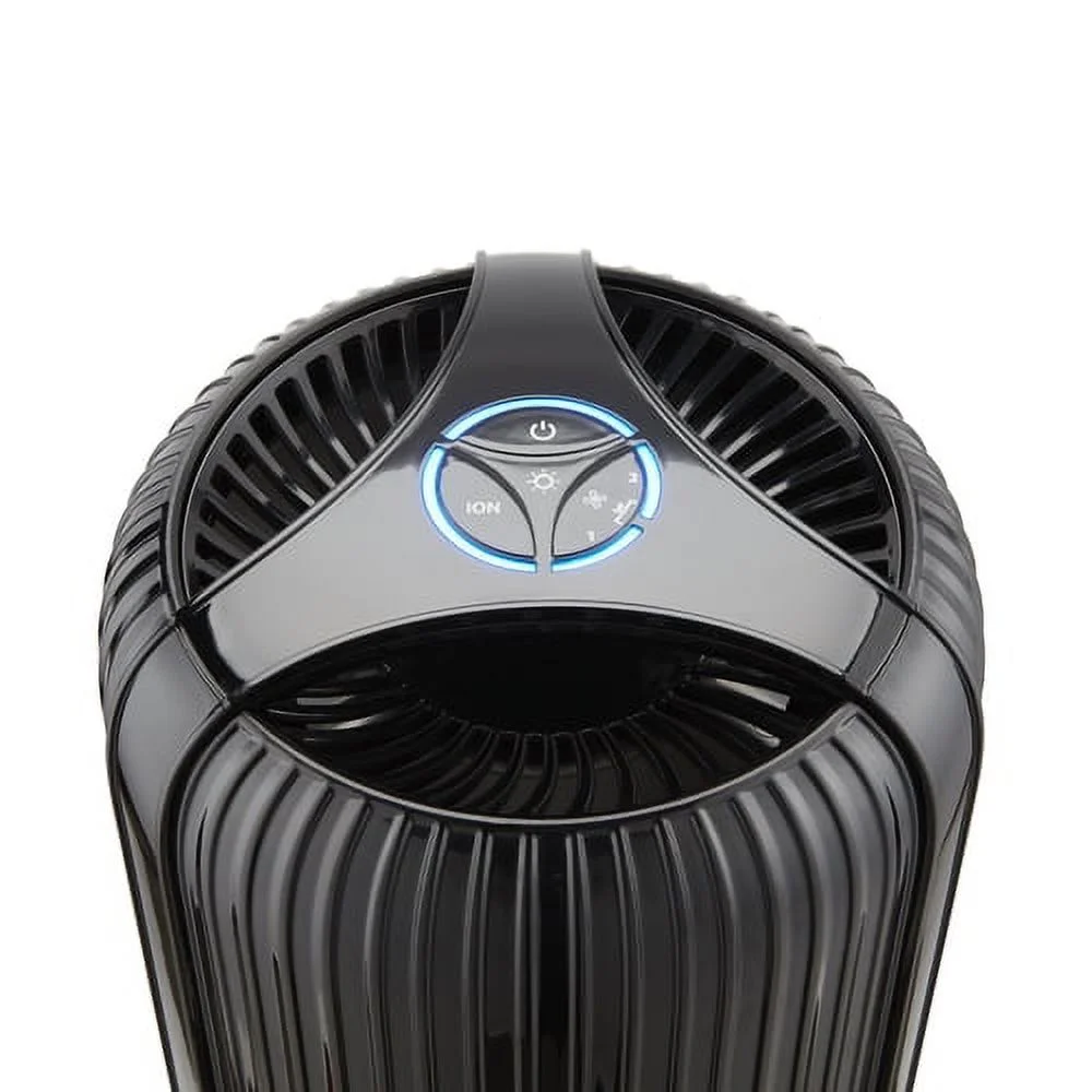 HoMedics TotalClean? 5-IN-1 UVC Tower Air Purifier, HEPA-type filtration removes up to 99% of airborne, UV-C light kills bacteria, virus, mold, & fungus, With Ionizer, AP-T15-BK, Black