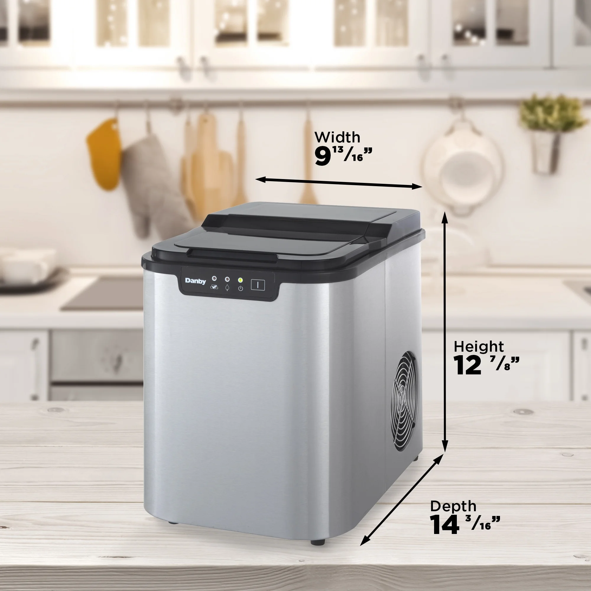 Danby 25 Lb Portable Ice Maker 1 Gallon Tank 25 Lb Portable Ice Maker 1 Gallon Tank