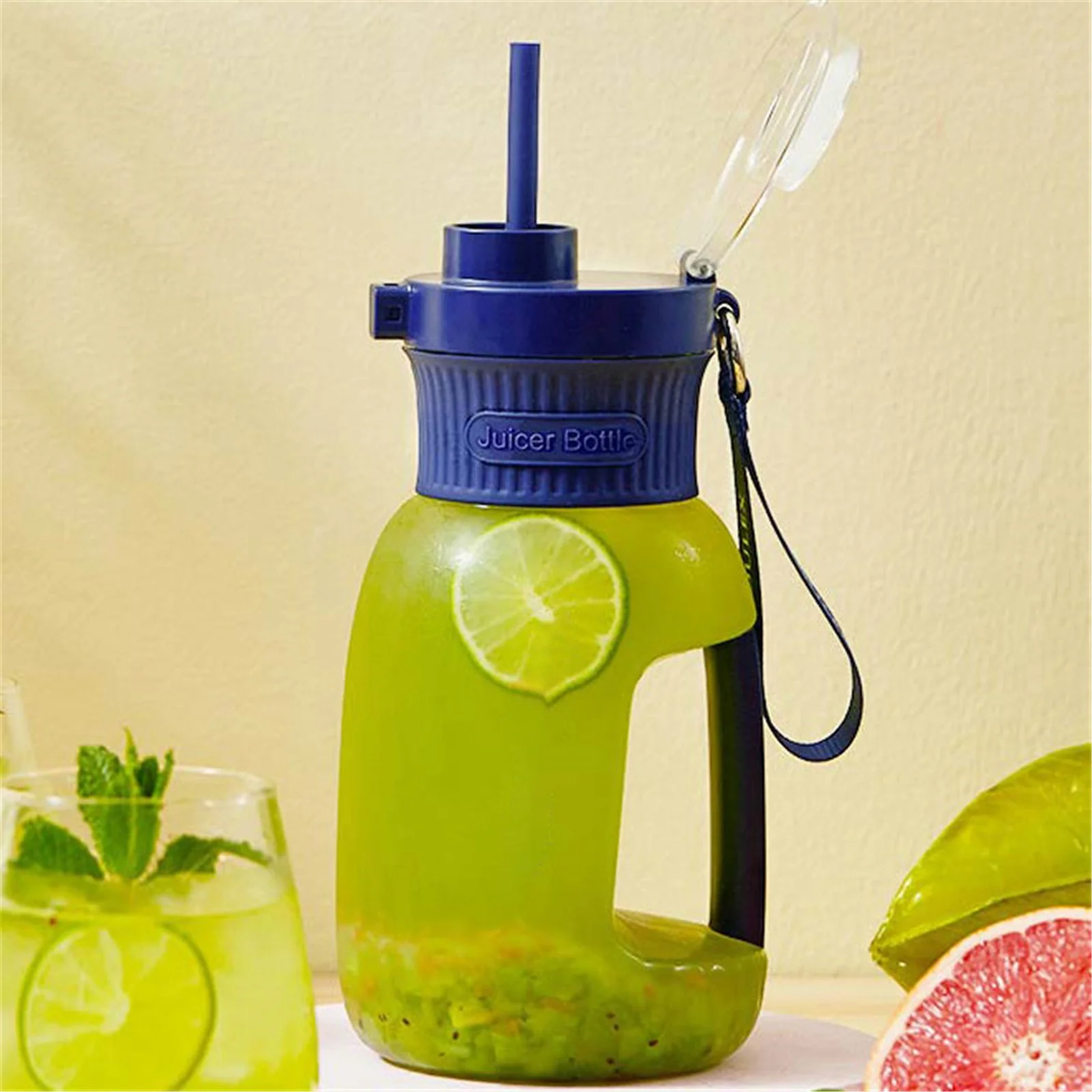 Hezzwei Food Blender Clearance! Portable Wireless Portable Juicer Bottle Rechargeable Electric Deluxe Juicer For Fruit And Vegetable